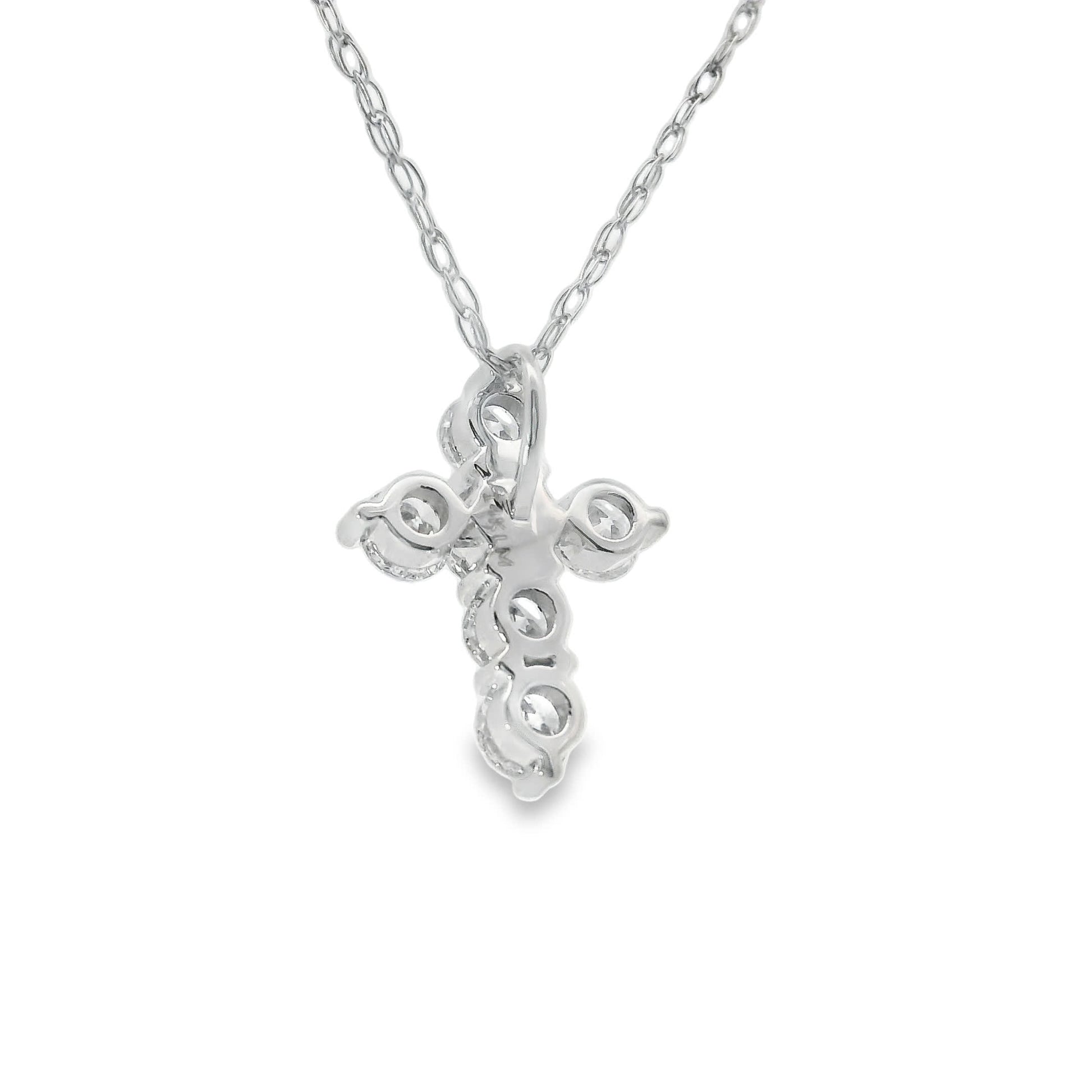 Stunning Cross Pendant 14K Gold Diamond , 0.50 Carat
