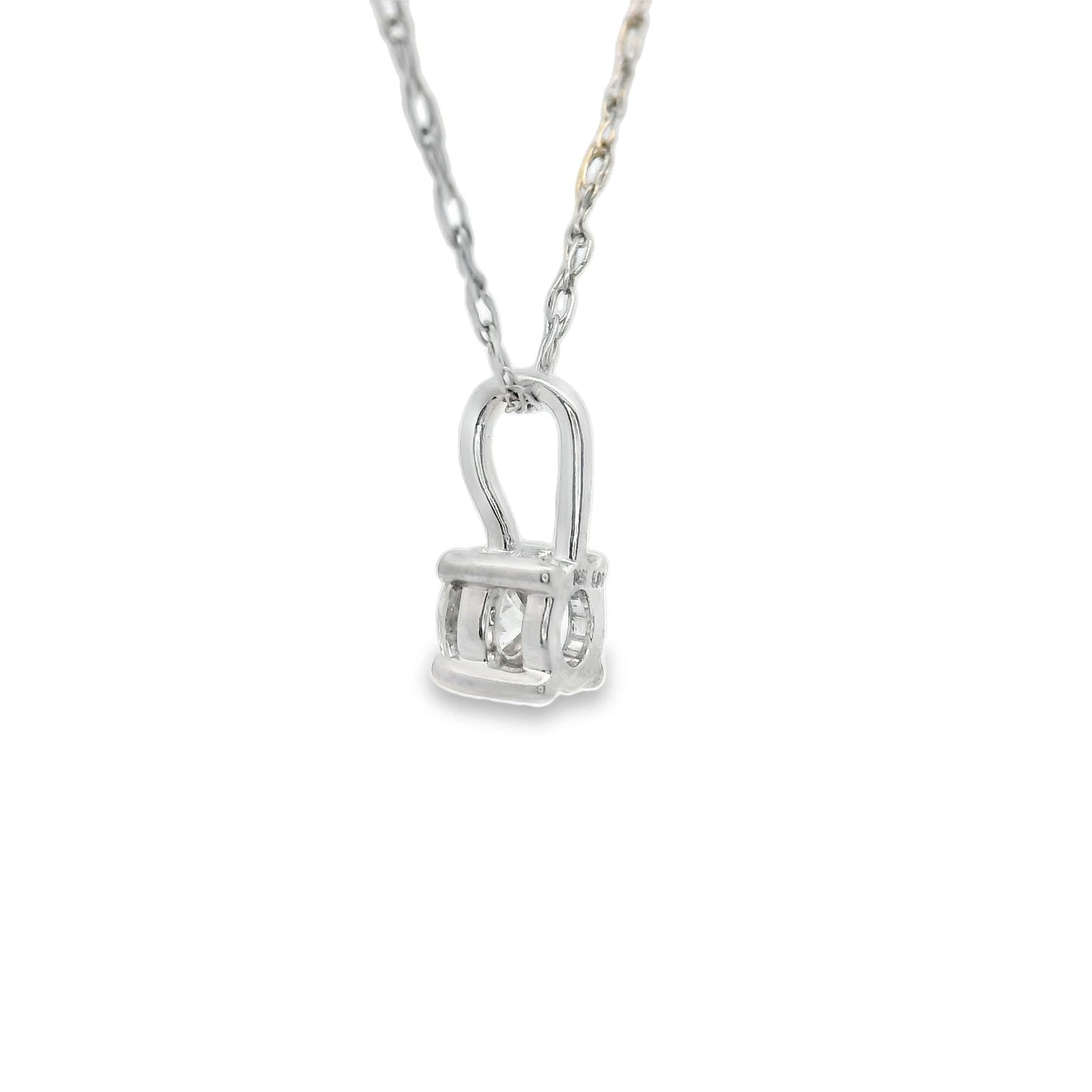 0.10 Carat 14K Round Lab Created Diamond