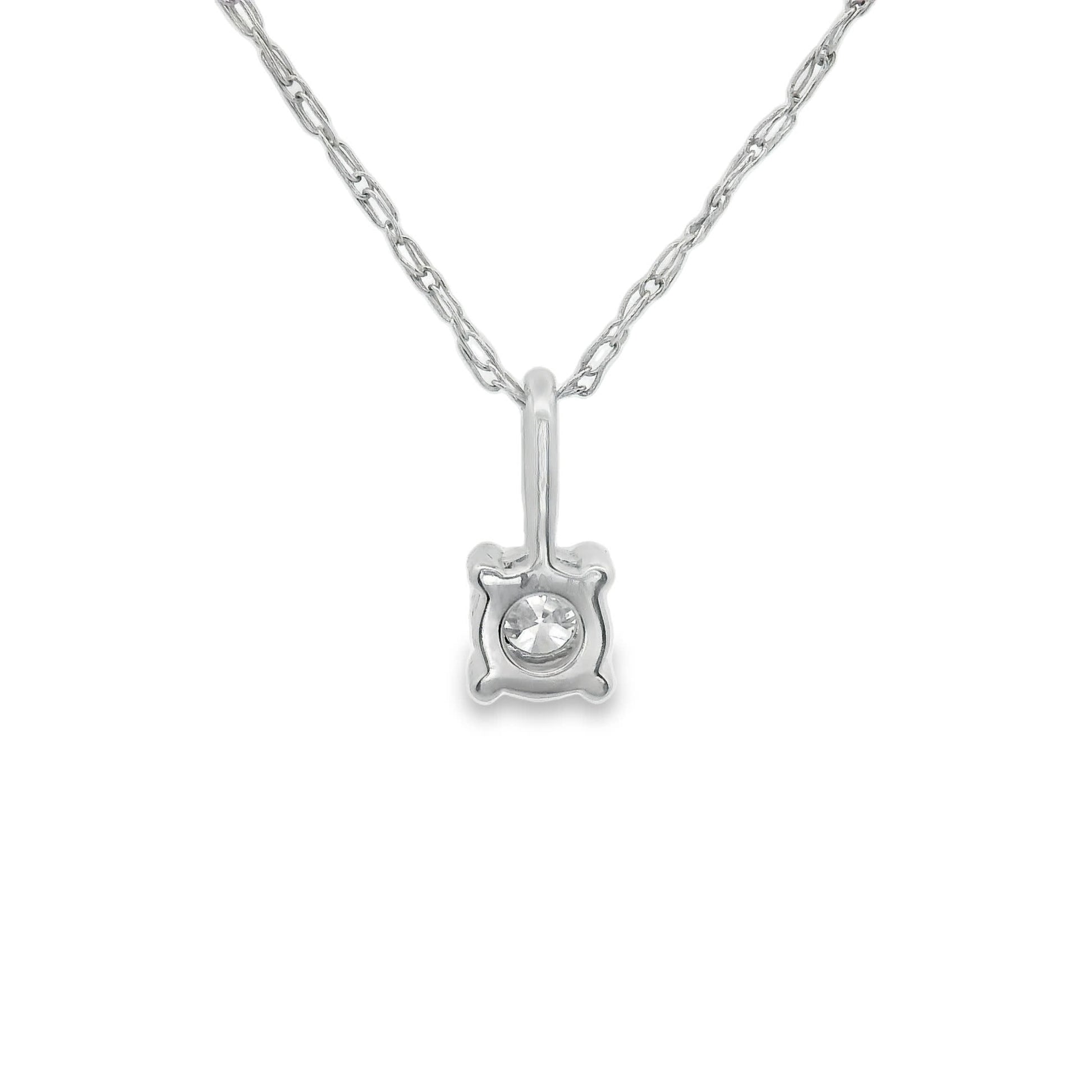 0.10 Carat 14K Round Lab Created Diamond