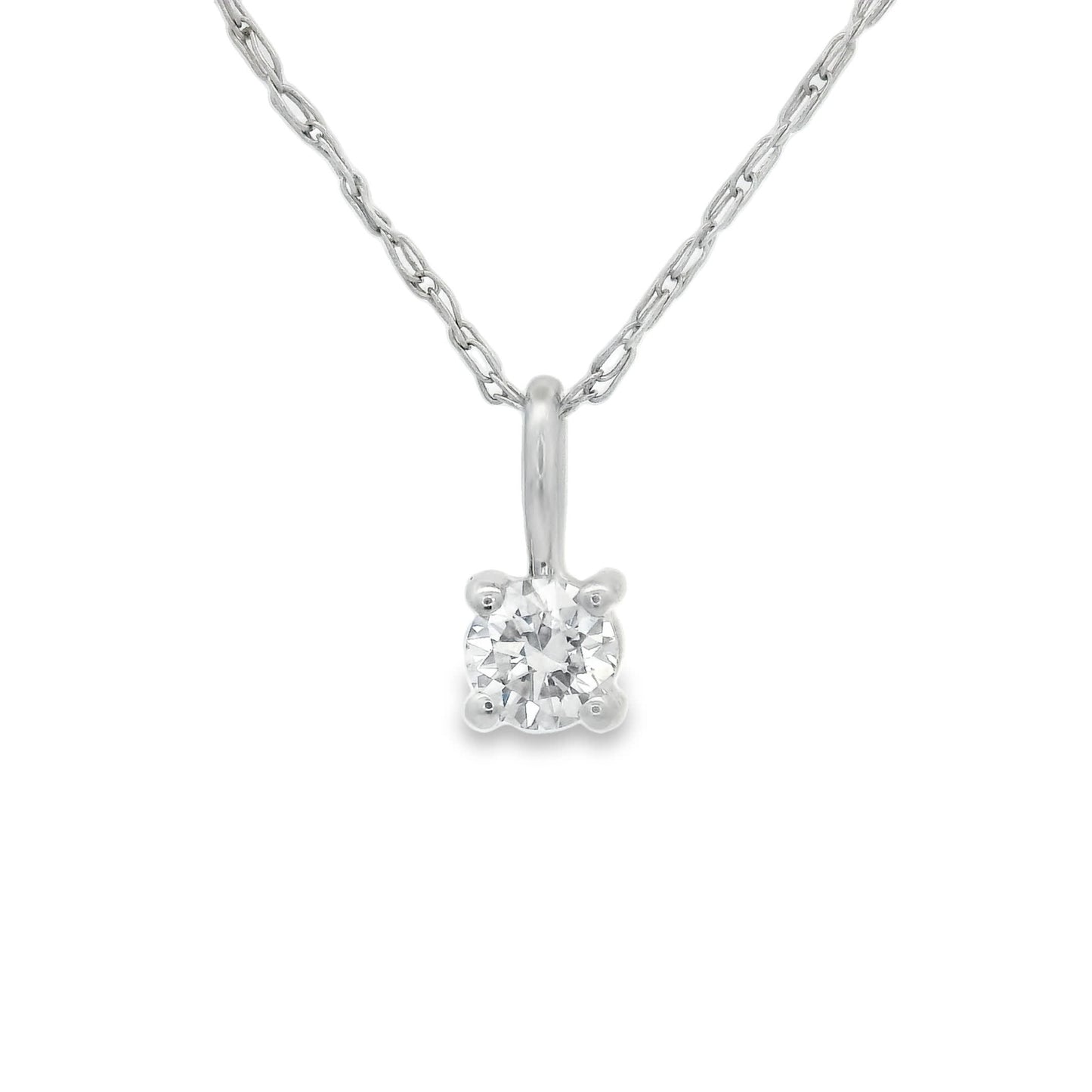 0.10 Carat 14K Round Lab Created Diamond