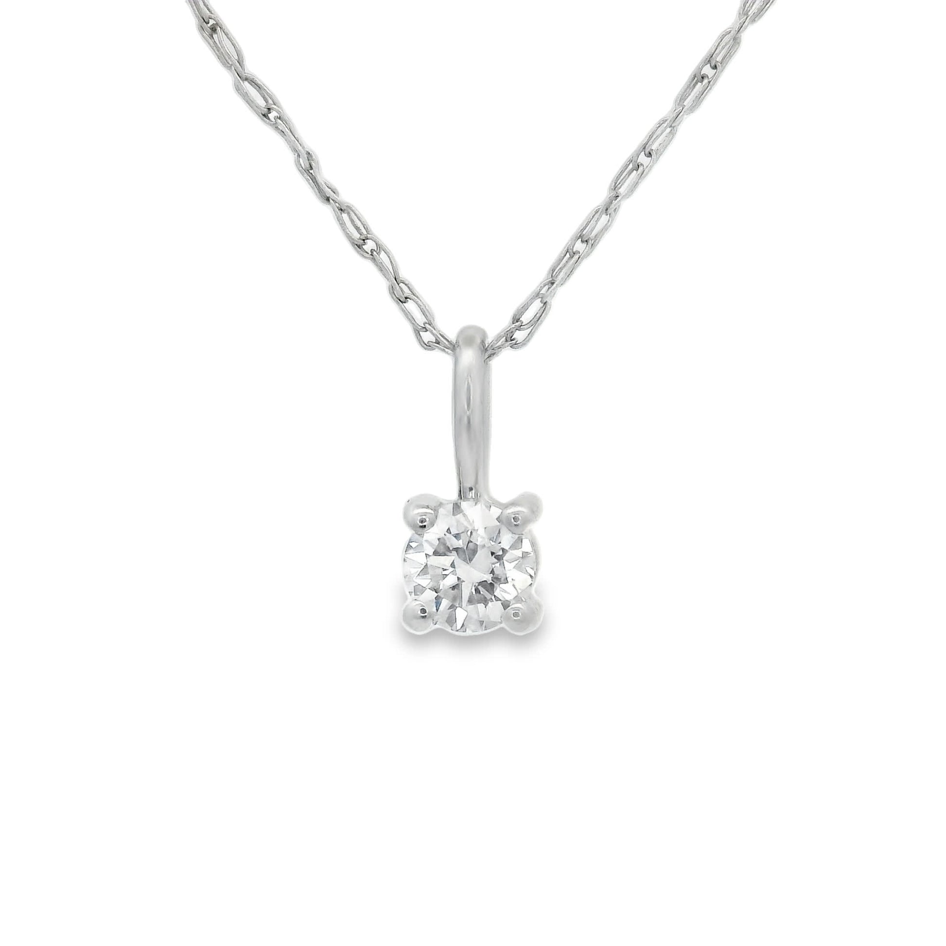 0.10 Carat 14K Round Lab Created Diamond