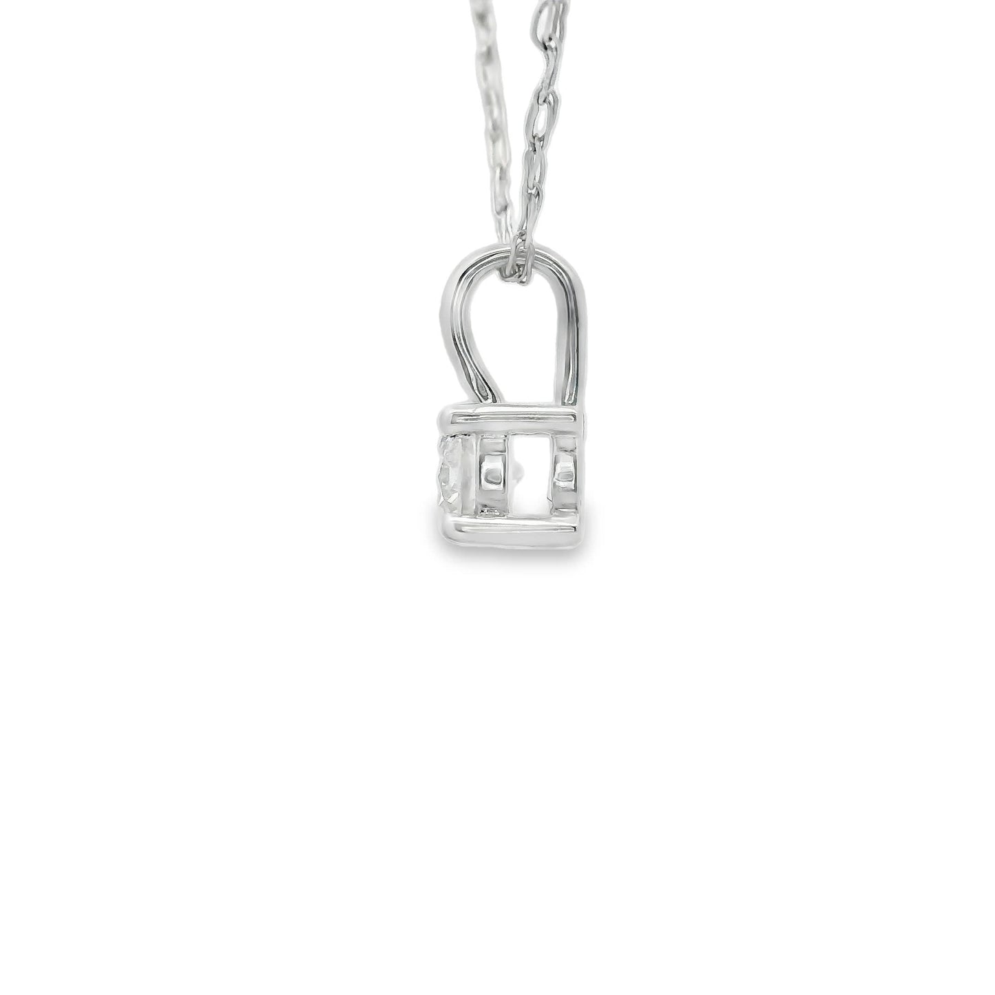 0.15 Carat 14K Round Lab Created Diamond