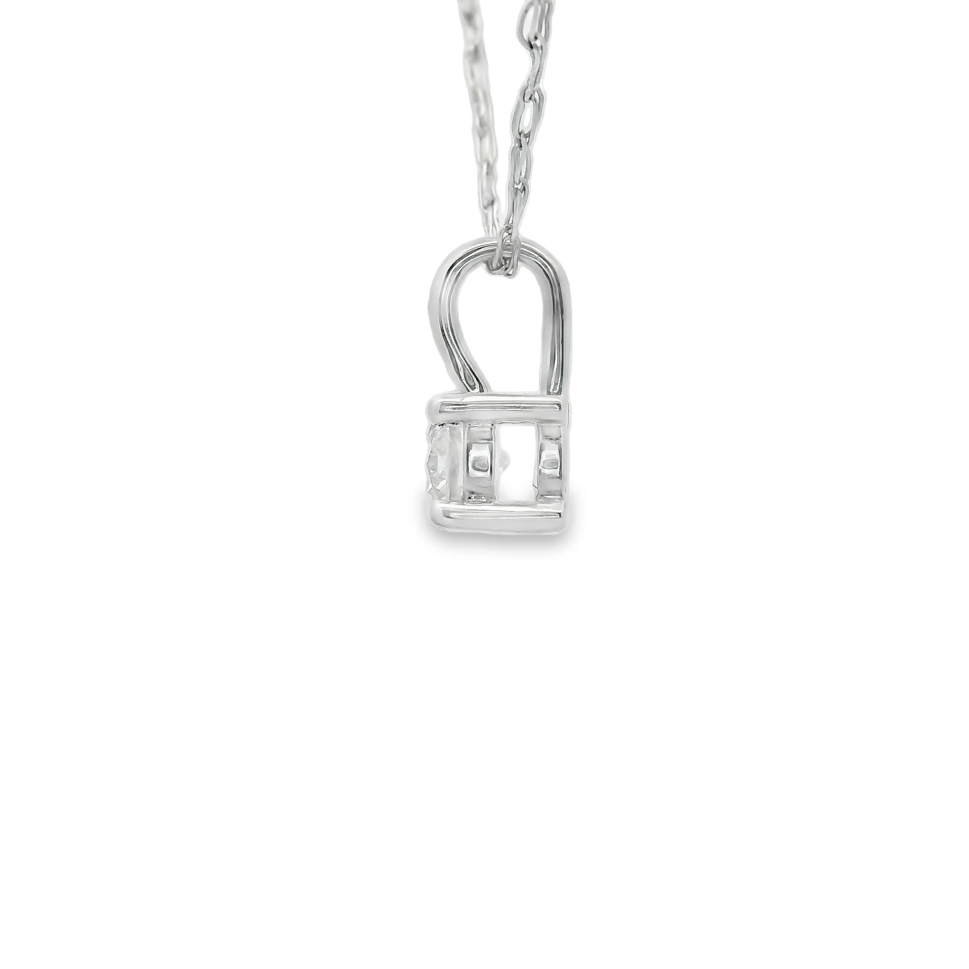 0.15 Carat 14K Round Lab Created Diamond
