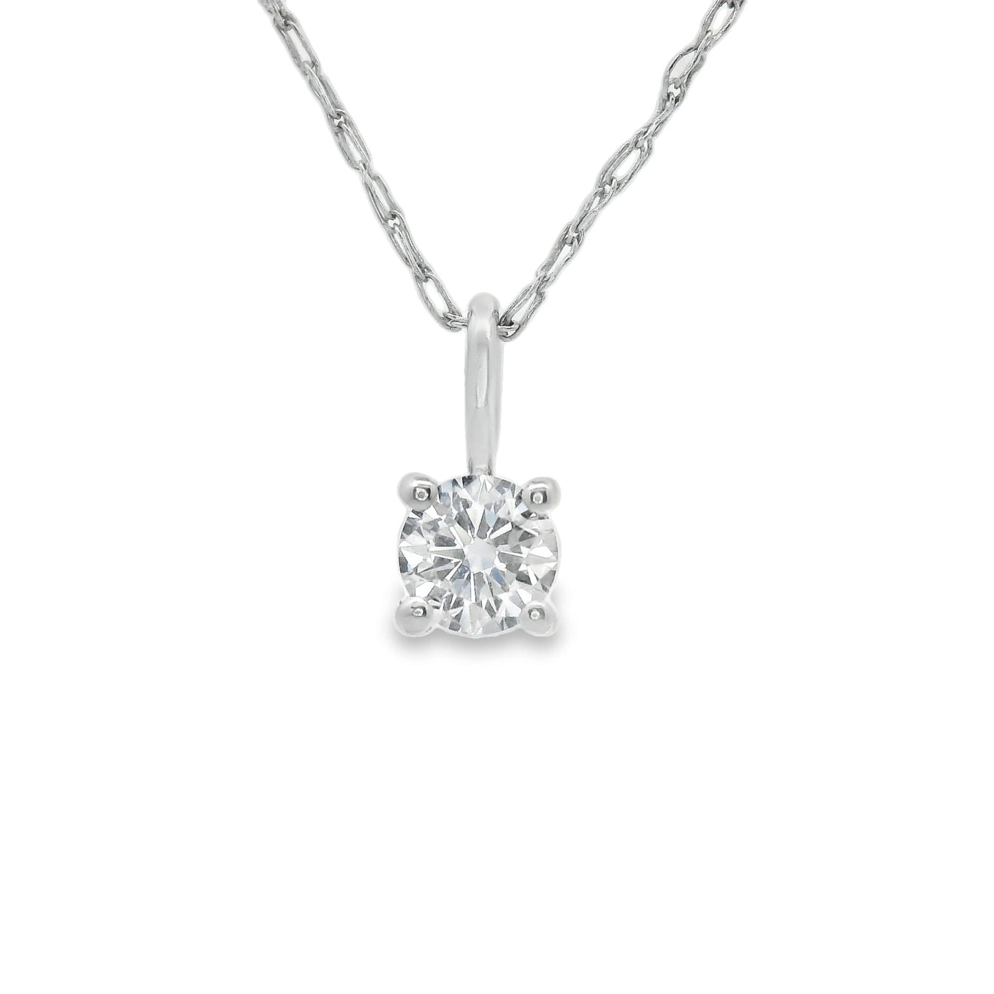 0.15 Carat 14K Round Lab Created Diamond