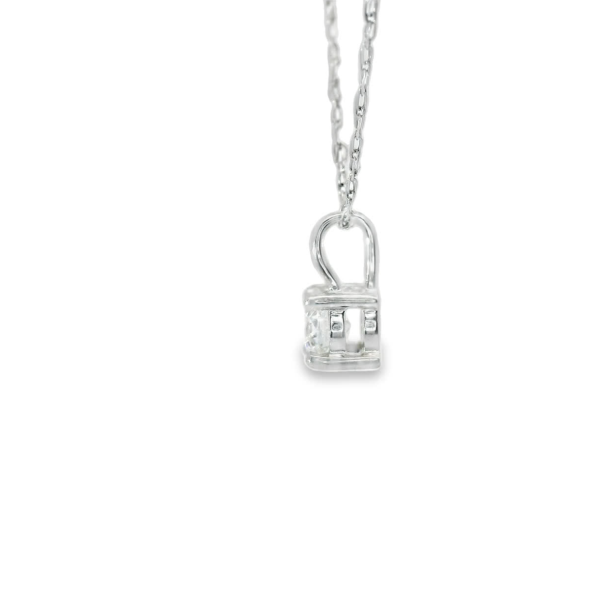 1/4 Carat 14K Gold Diamond Pendant