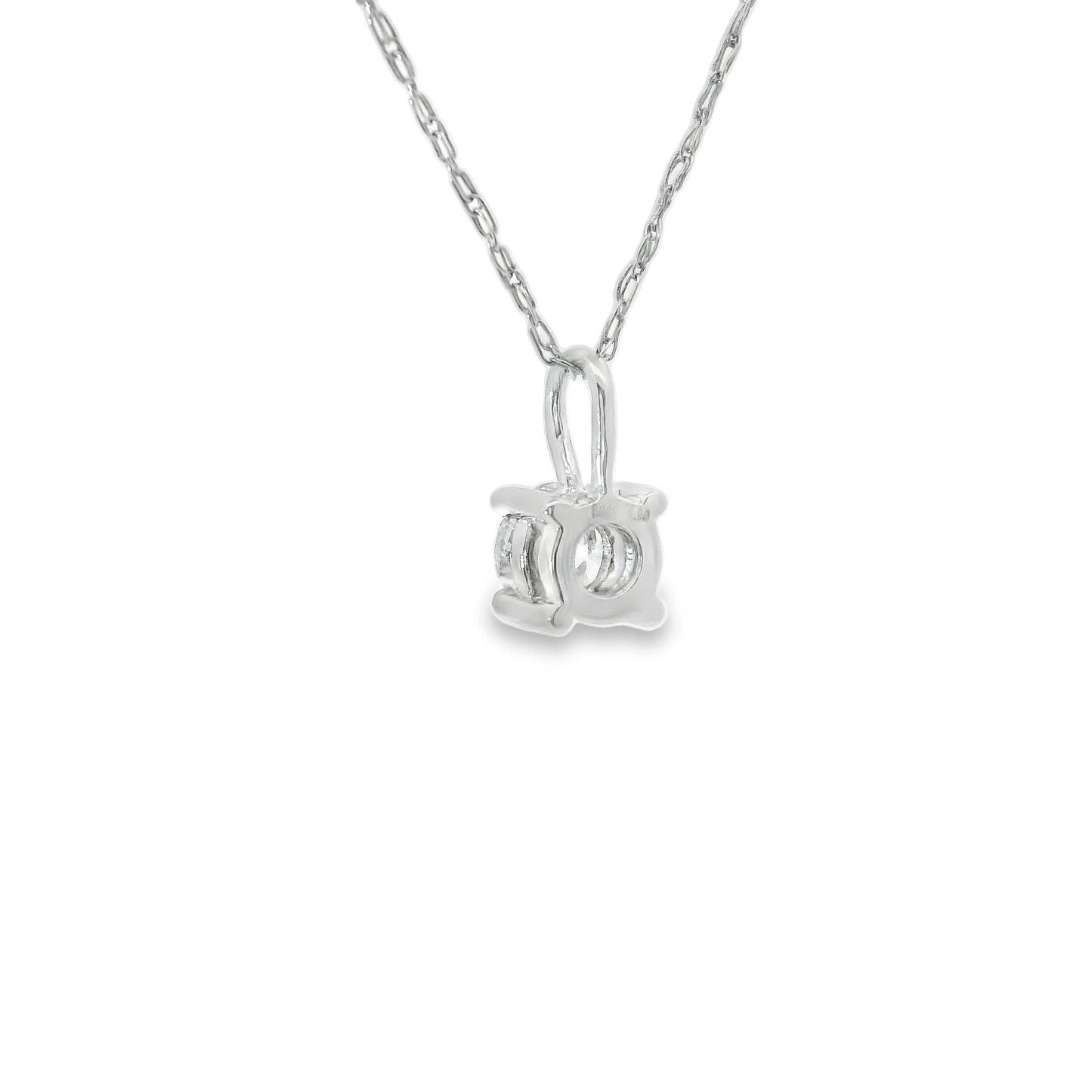 1/4 Carat 14K Gold Diamond Pendant