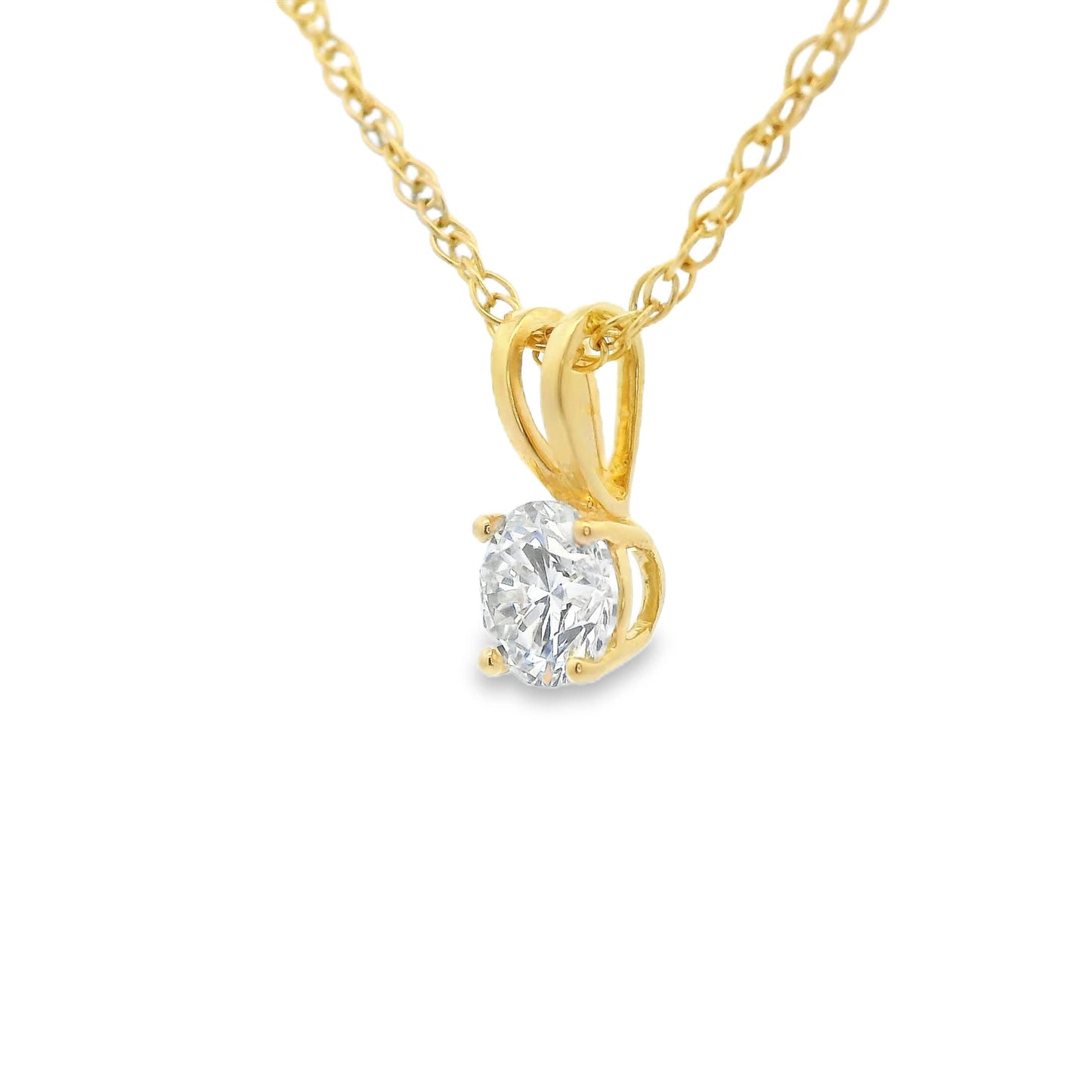 Elegant Gold Diamond Pendant