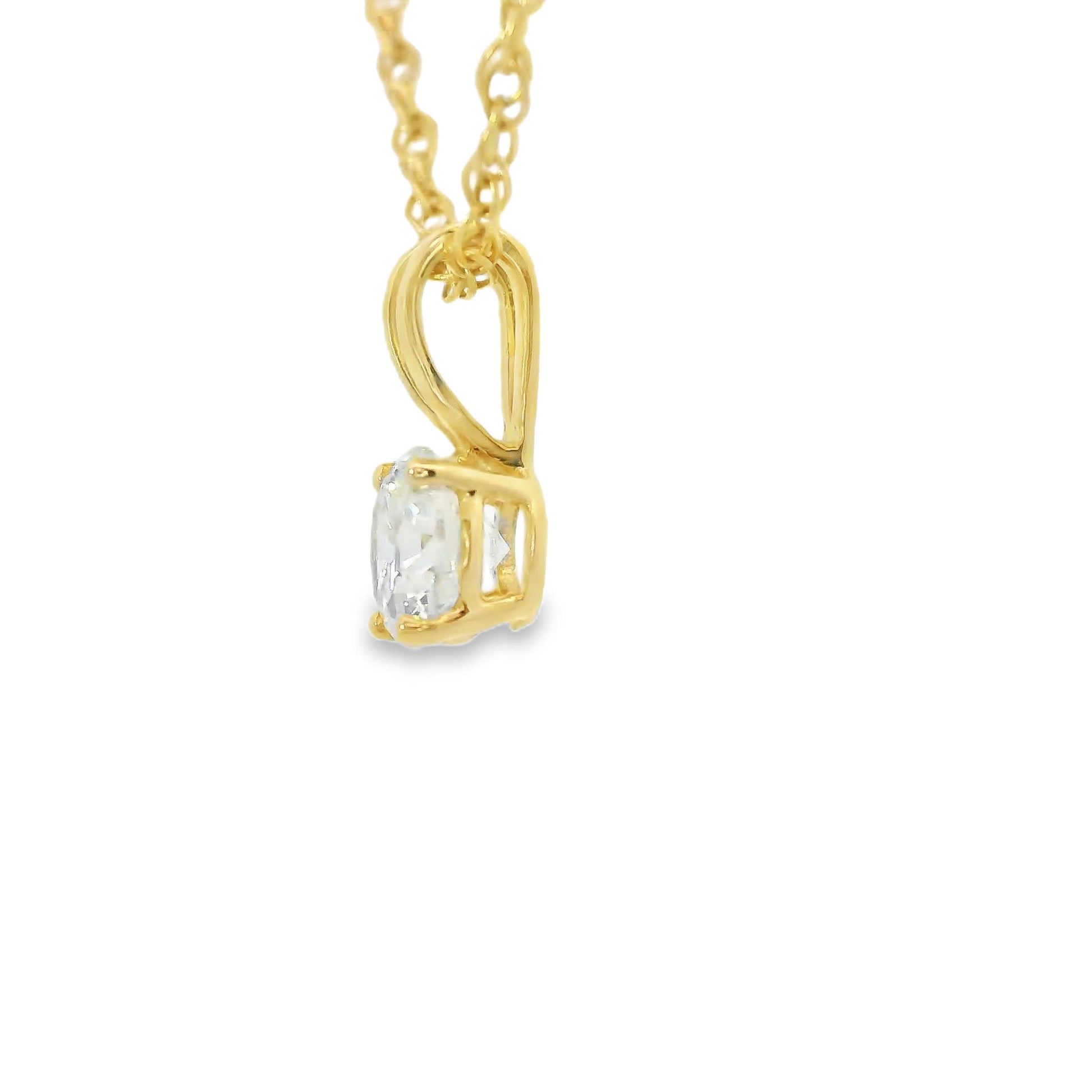 Elegant Gold Diamond Pendant