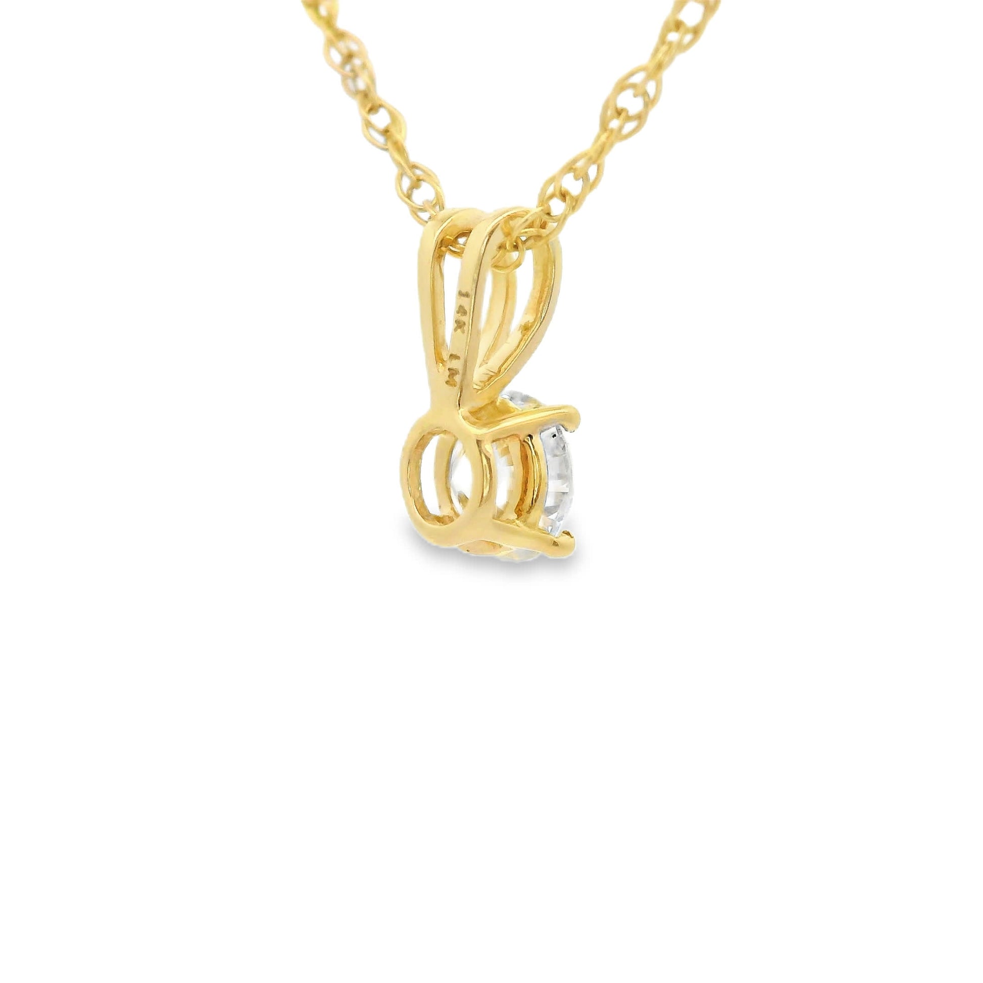 Elegant Gold Diamond Pendant