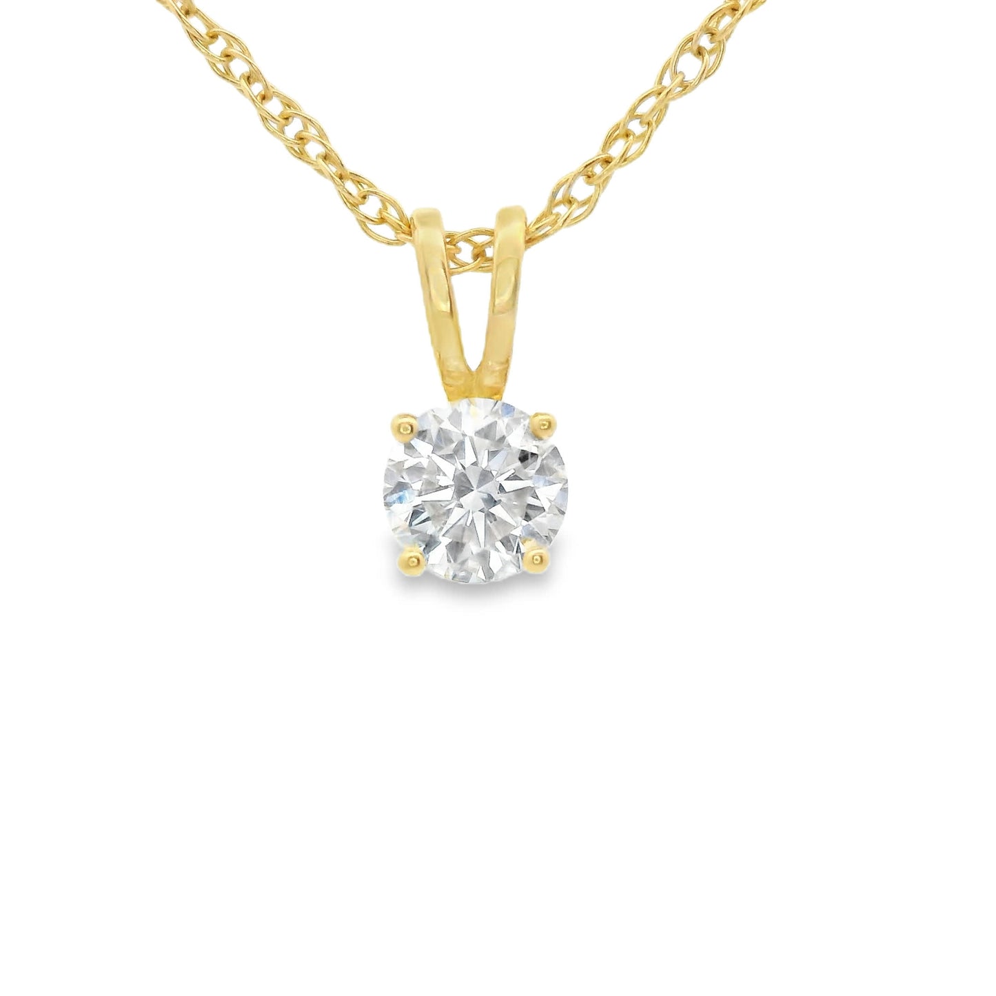 Elegant Gold Diamond Pendant