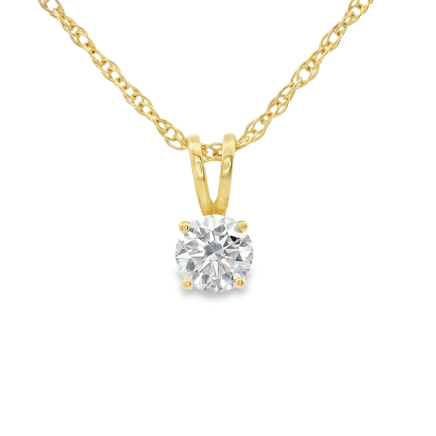 Elegant Gold Diamond Pendant