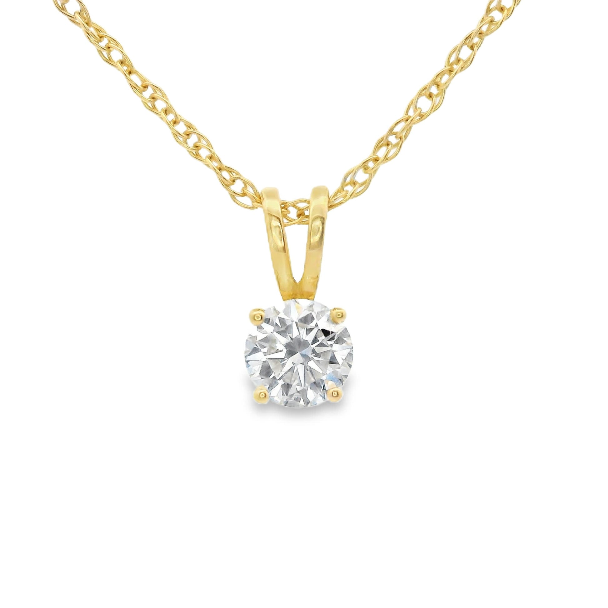 Elegant Gold Diamond Pendant