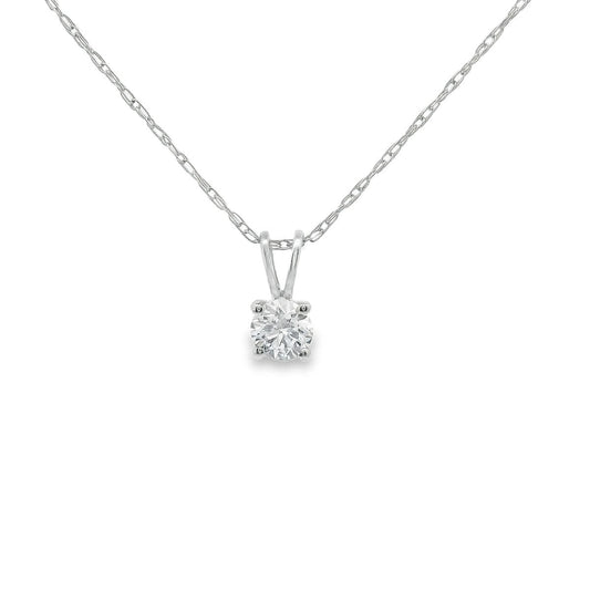 Diamond 0.15Ctw 14K Gold Pendant
