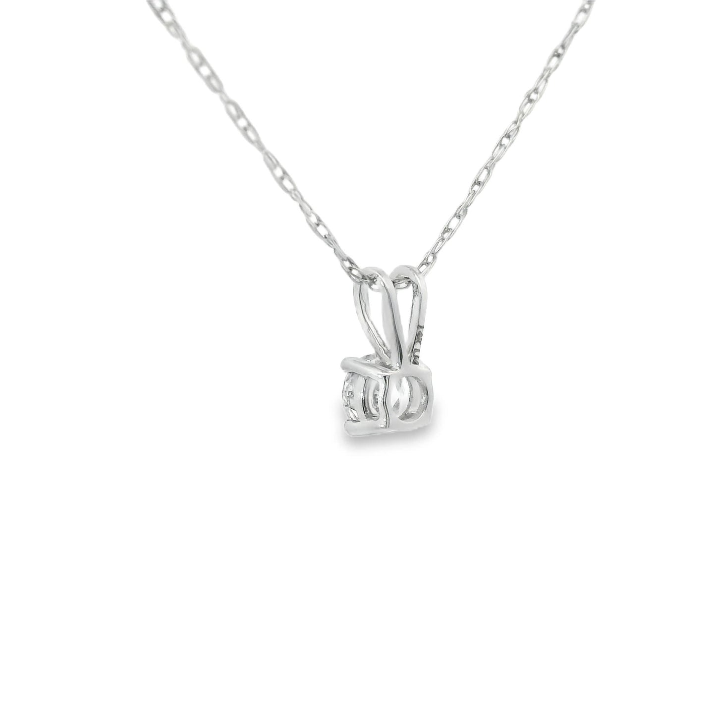 Diamond 0.15Ctw 14K Gold Pendant