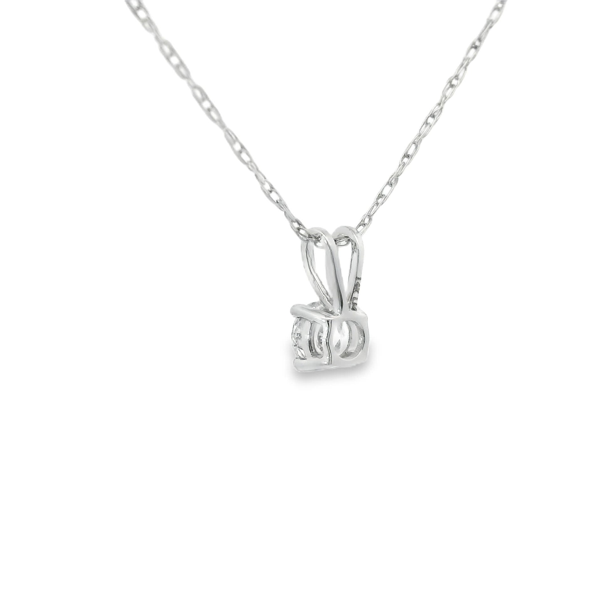 Diamond 0.15Ctw 14K Gold Pendant