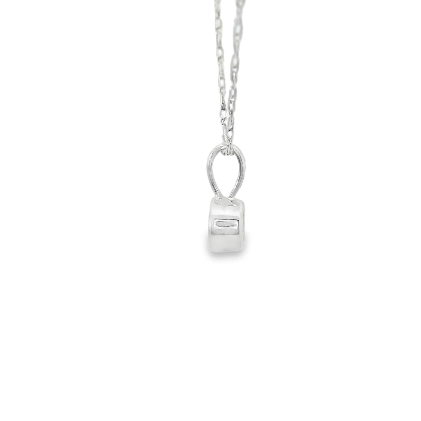 0.10 Carat Dazzling Round-cut Diamond Pendant
