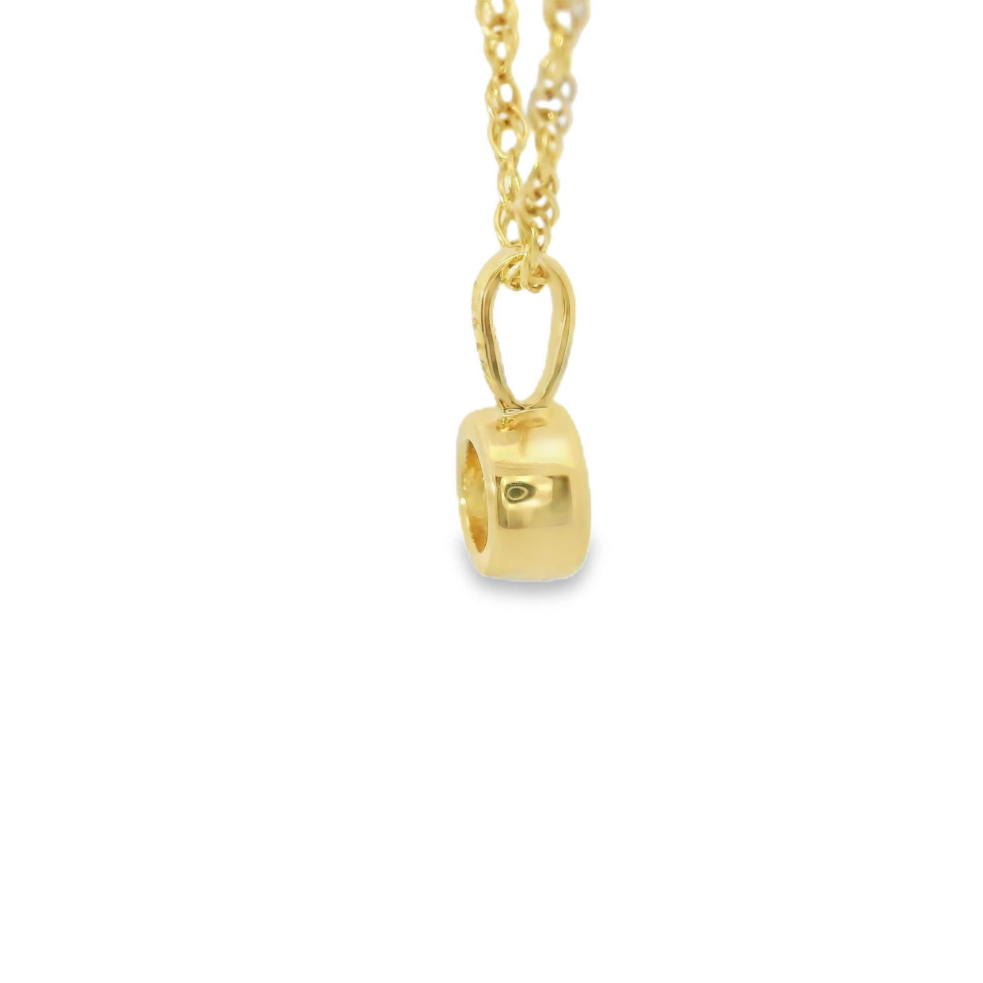 0.15 Carat Dazzling Round-cut Diamond Pendant