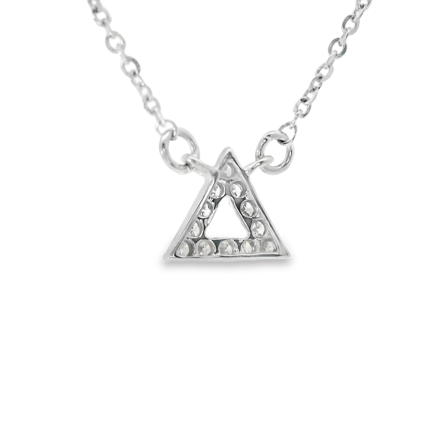 0.07ct Diamond Pendant in 14K White Gold