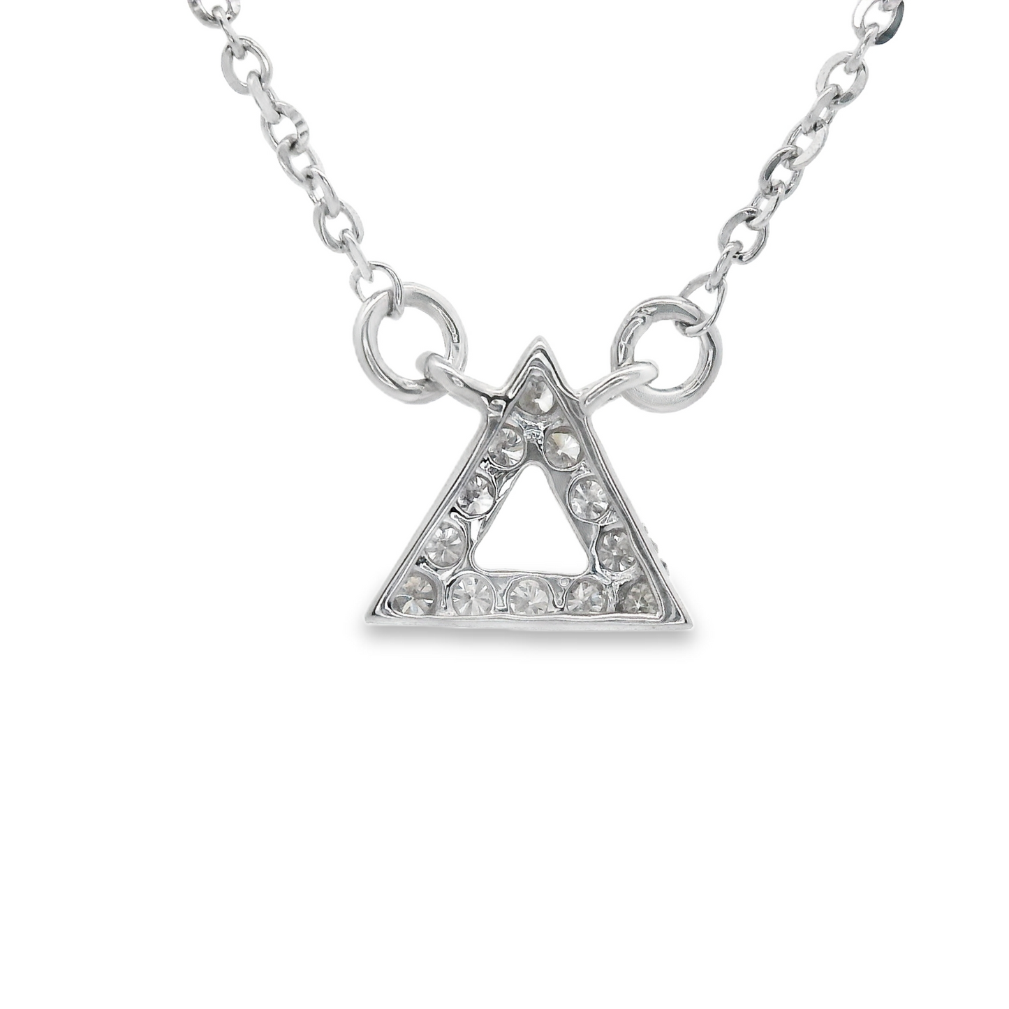 0.07ct Diamond Pendant in 14K White Gold