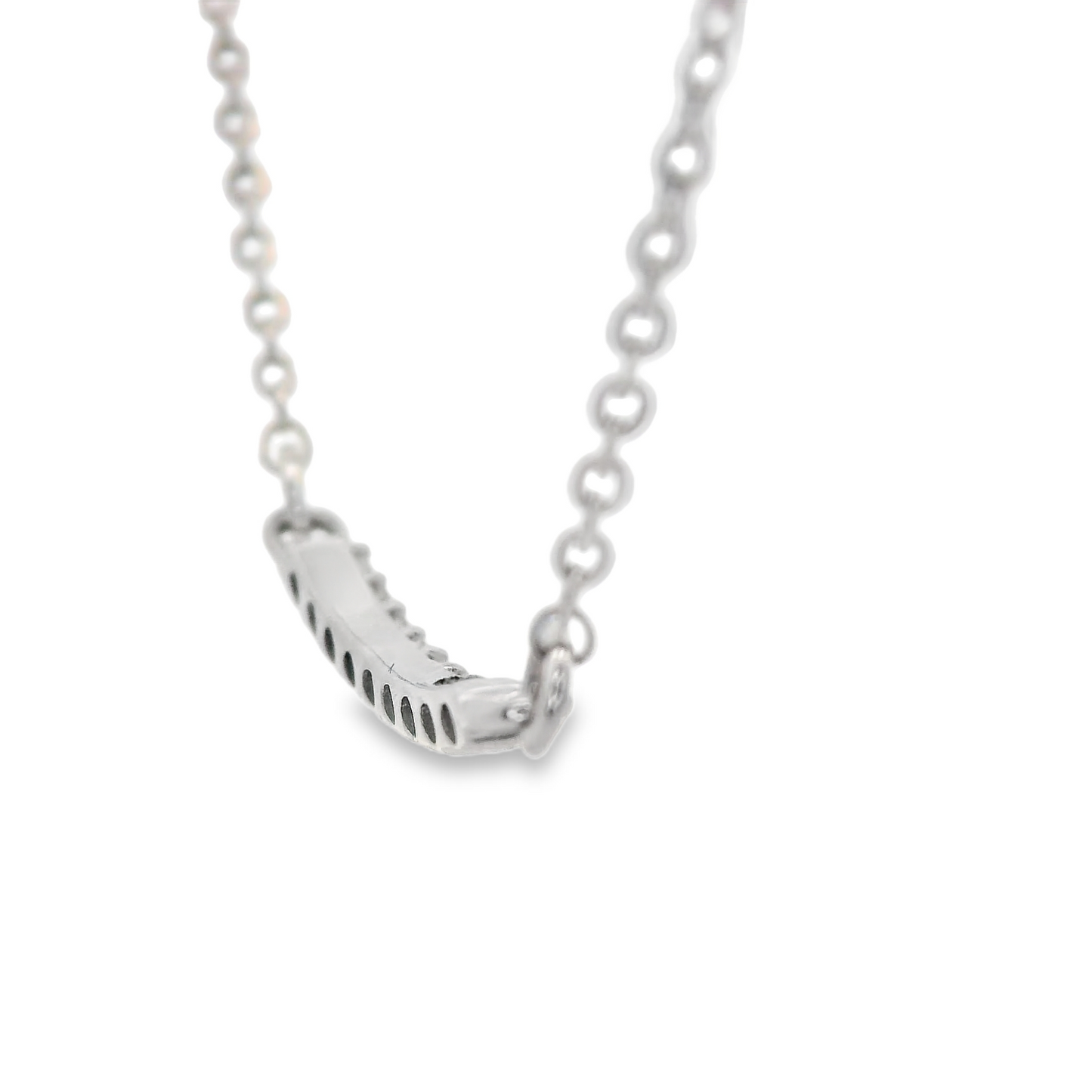 0.05ct Diamond Pendant in 14K White Gold
