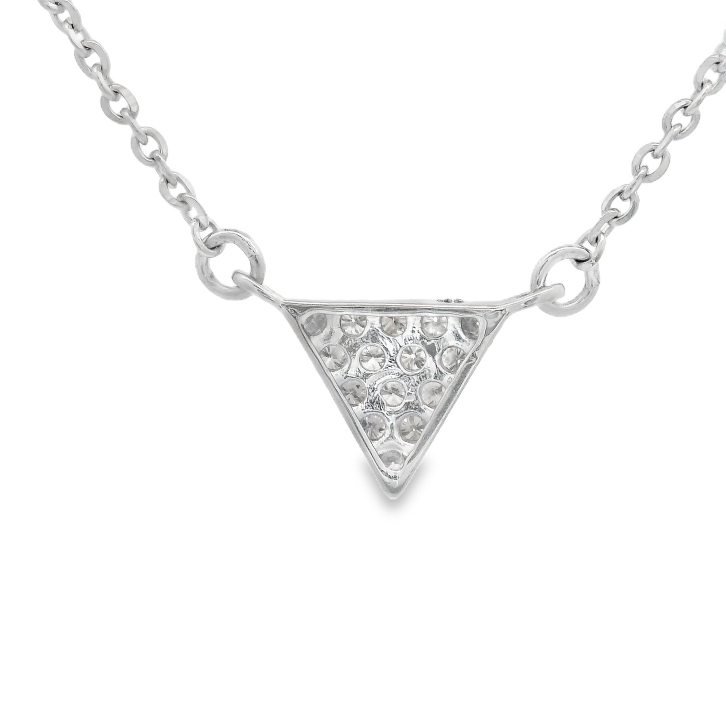 0.11ct Round-Cut Diamond Pendant in 14K Gold