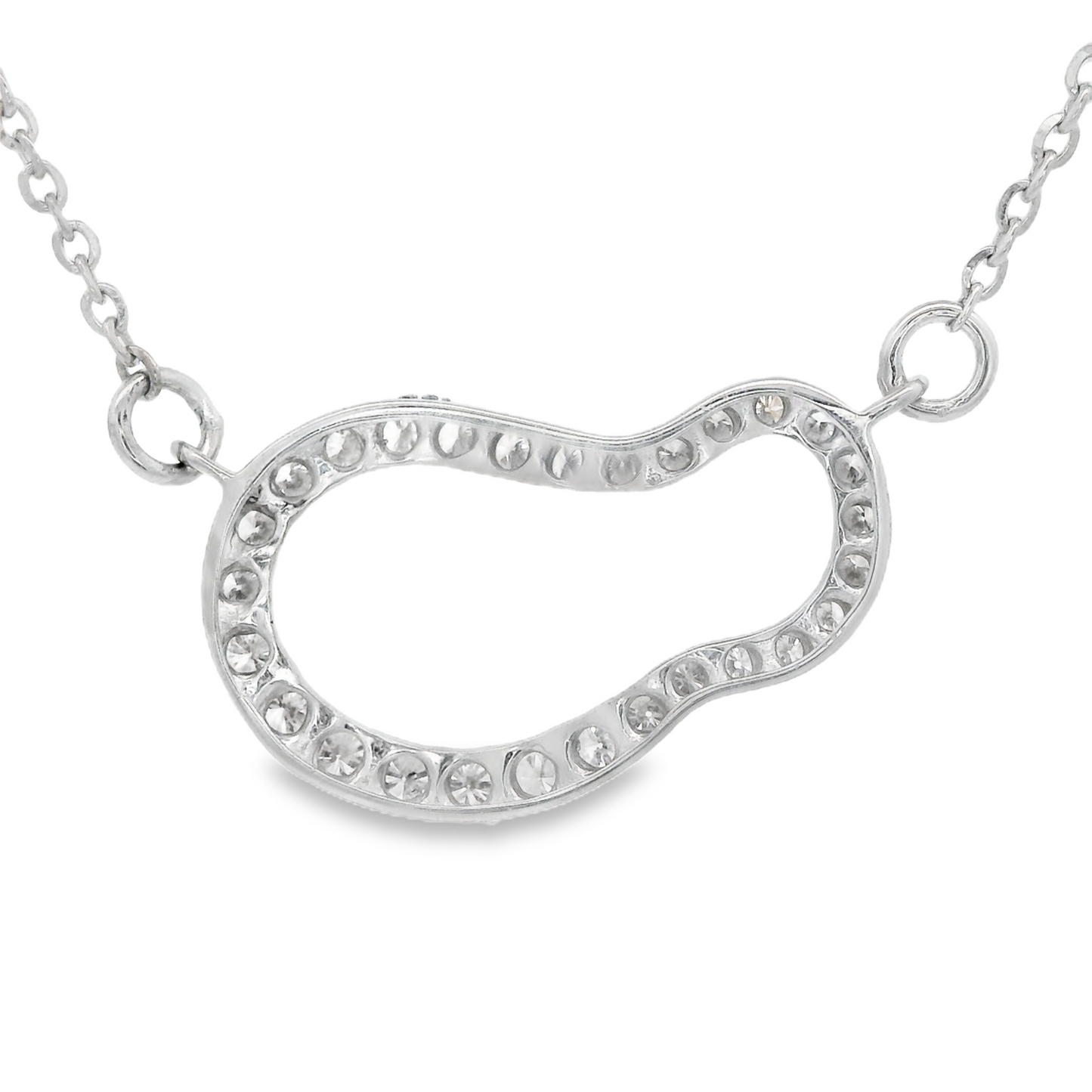 0.20ct Round-Cut Diamond Pendant in 14K White Gold