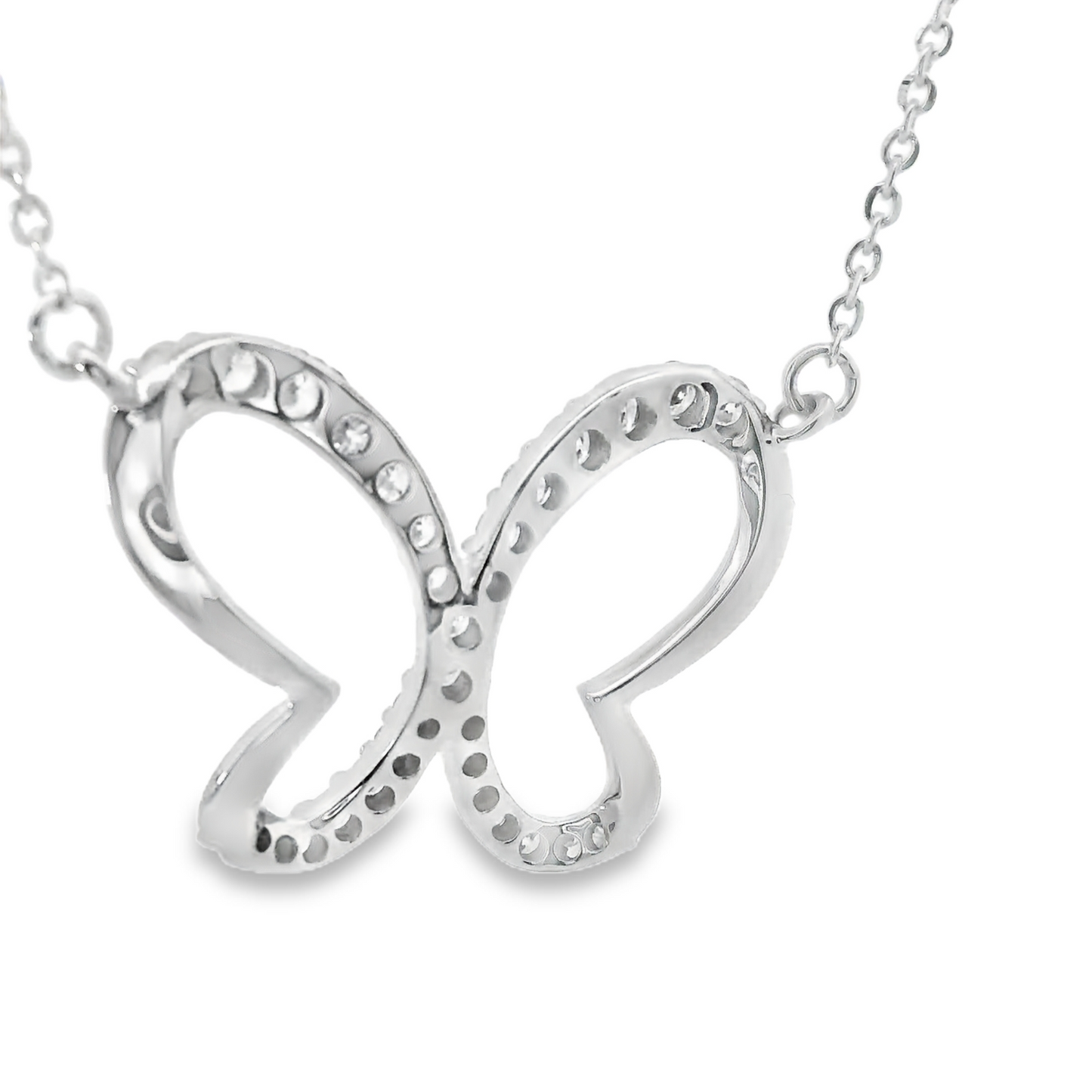 0.31ct Diamond Pendant in 14K White Gold