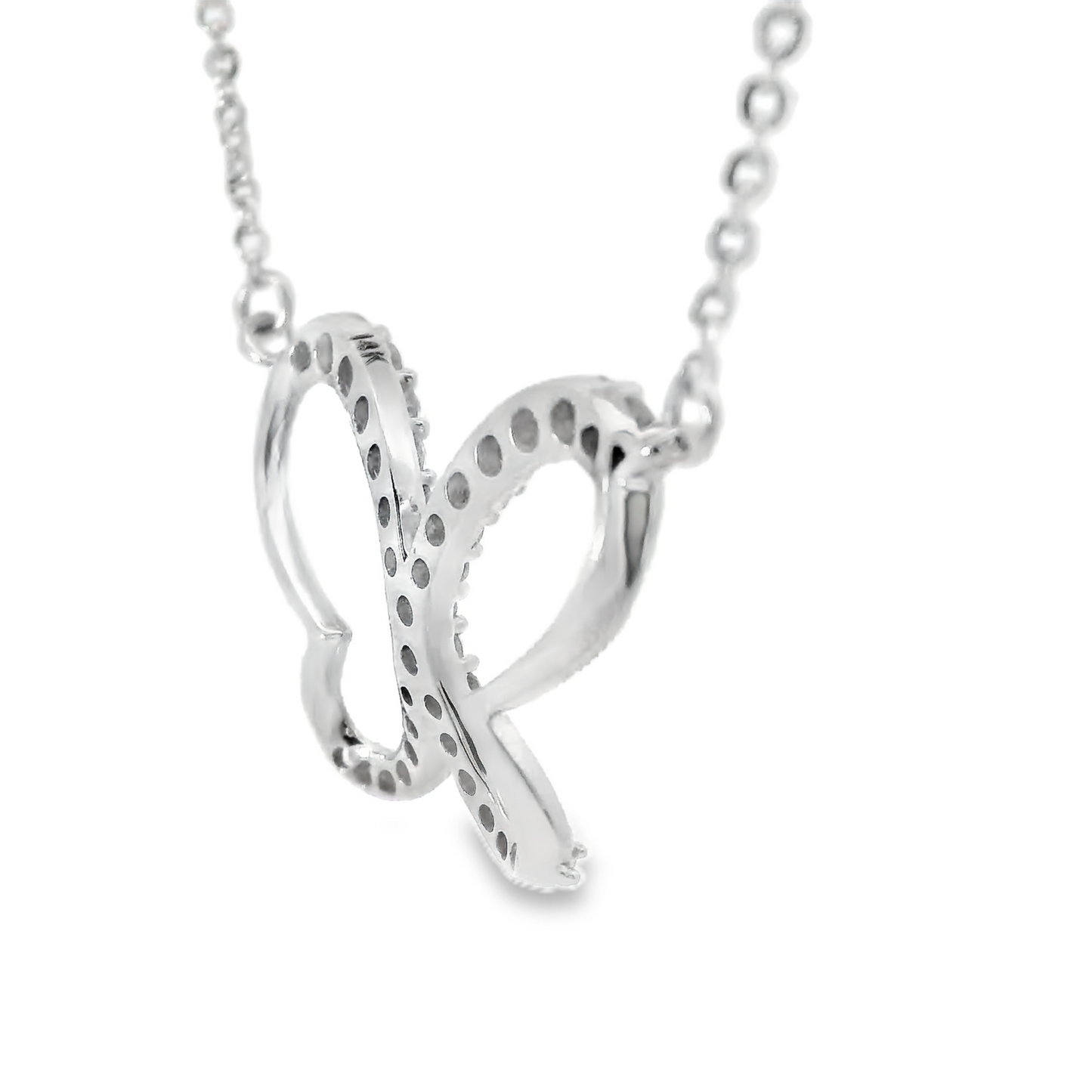 0.31ct Diamond Pendant in 14K White Gold