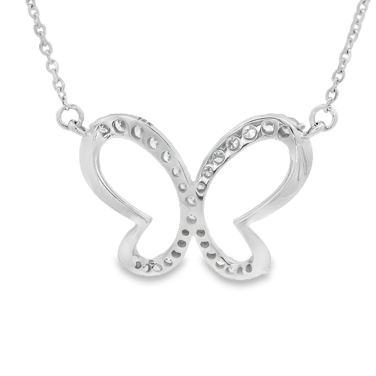 0.31ct Diamond Pendant in 14K White Gold