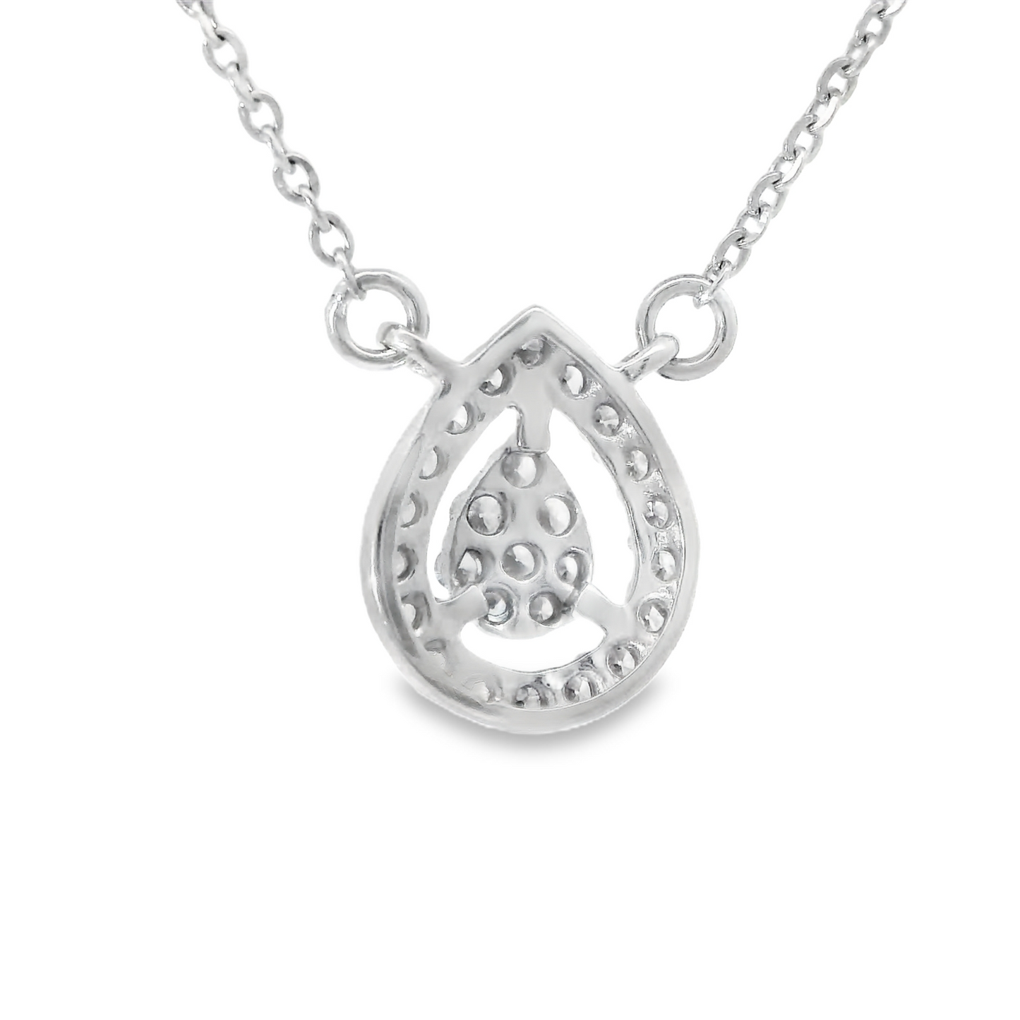 0.15ct Diamond Pendant in 14K White Gold