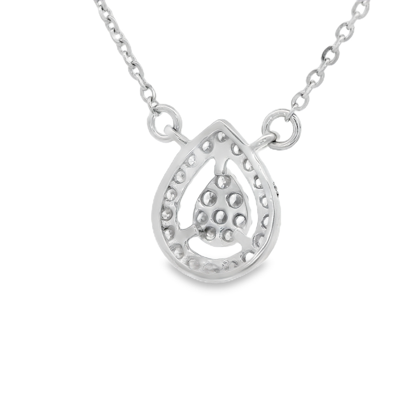 0.15ct Diamond Pendant in 14K White Gold