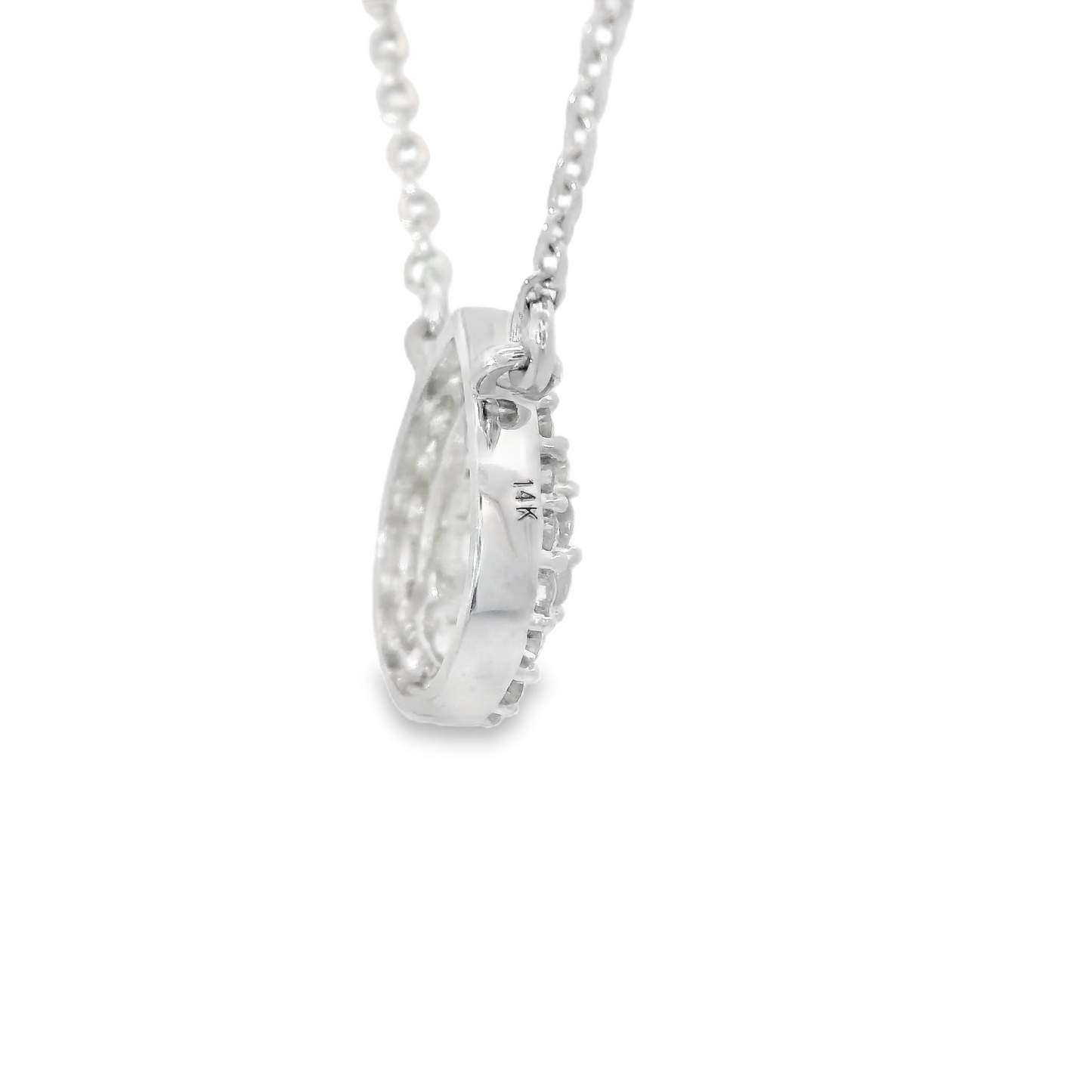 0.15ct Diamond Pendant in 14K White Gold
