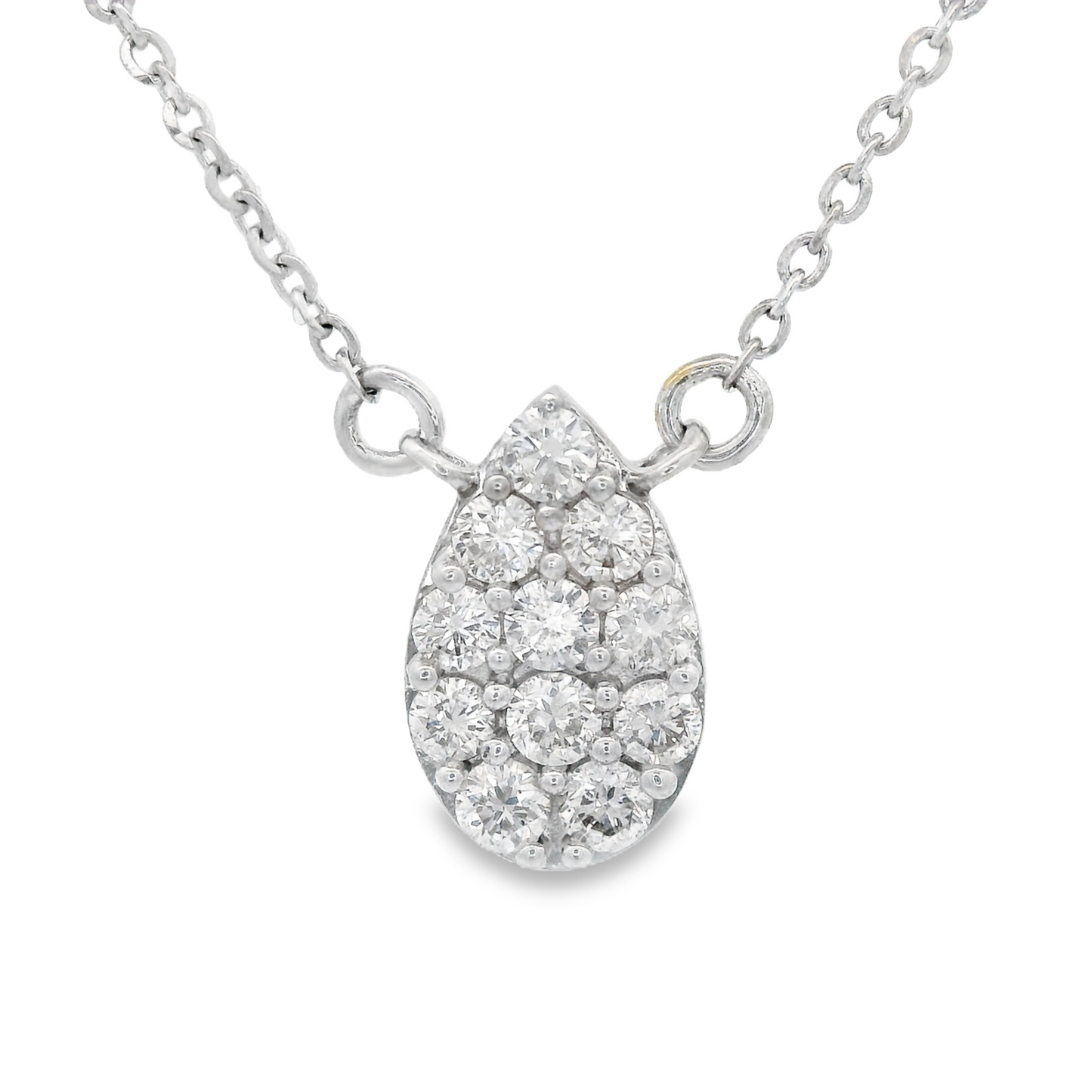0.28ct Diamond Pendant in 14K White Gold