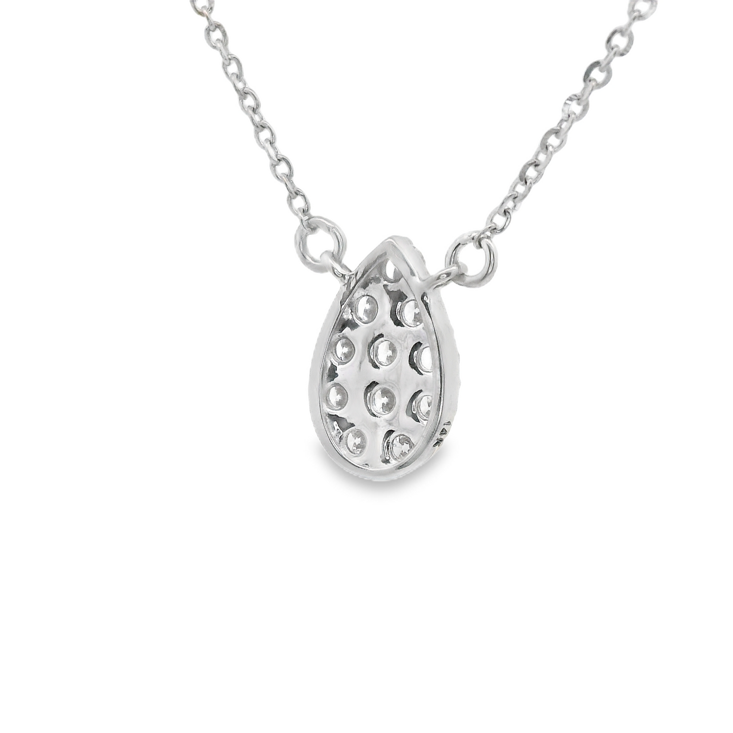 0.28ct Diamond Pendant in 14K White Gold