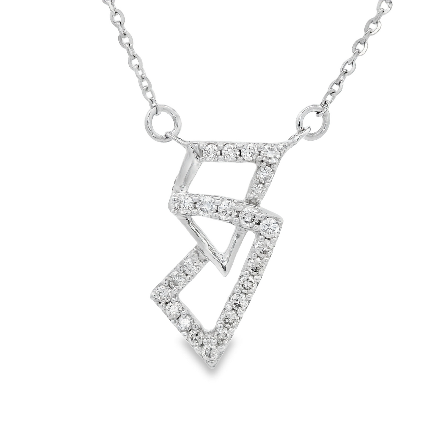 0.20ct Diamond Pendant in 14K White Gold