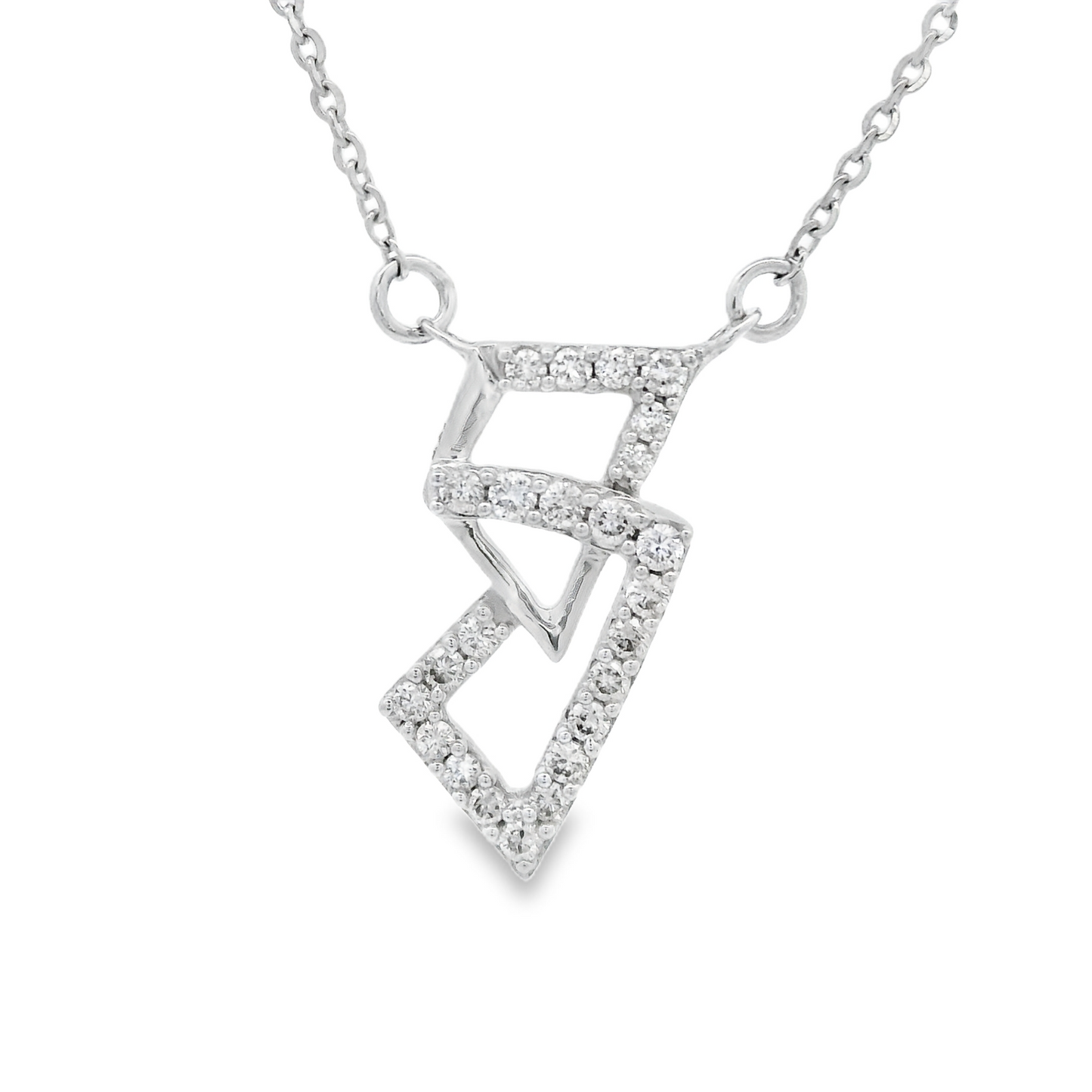 0.20ct Diamond Pendant in 14K White Gold