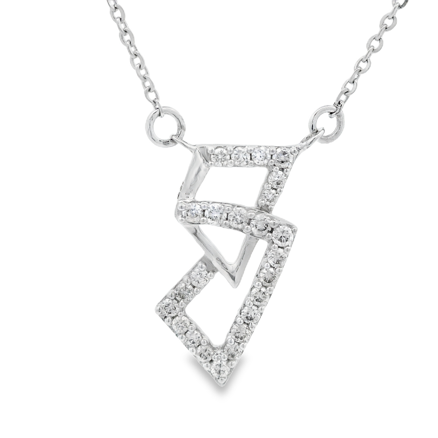 0.20ct Diamond Pendant in 14K White Gold