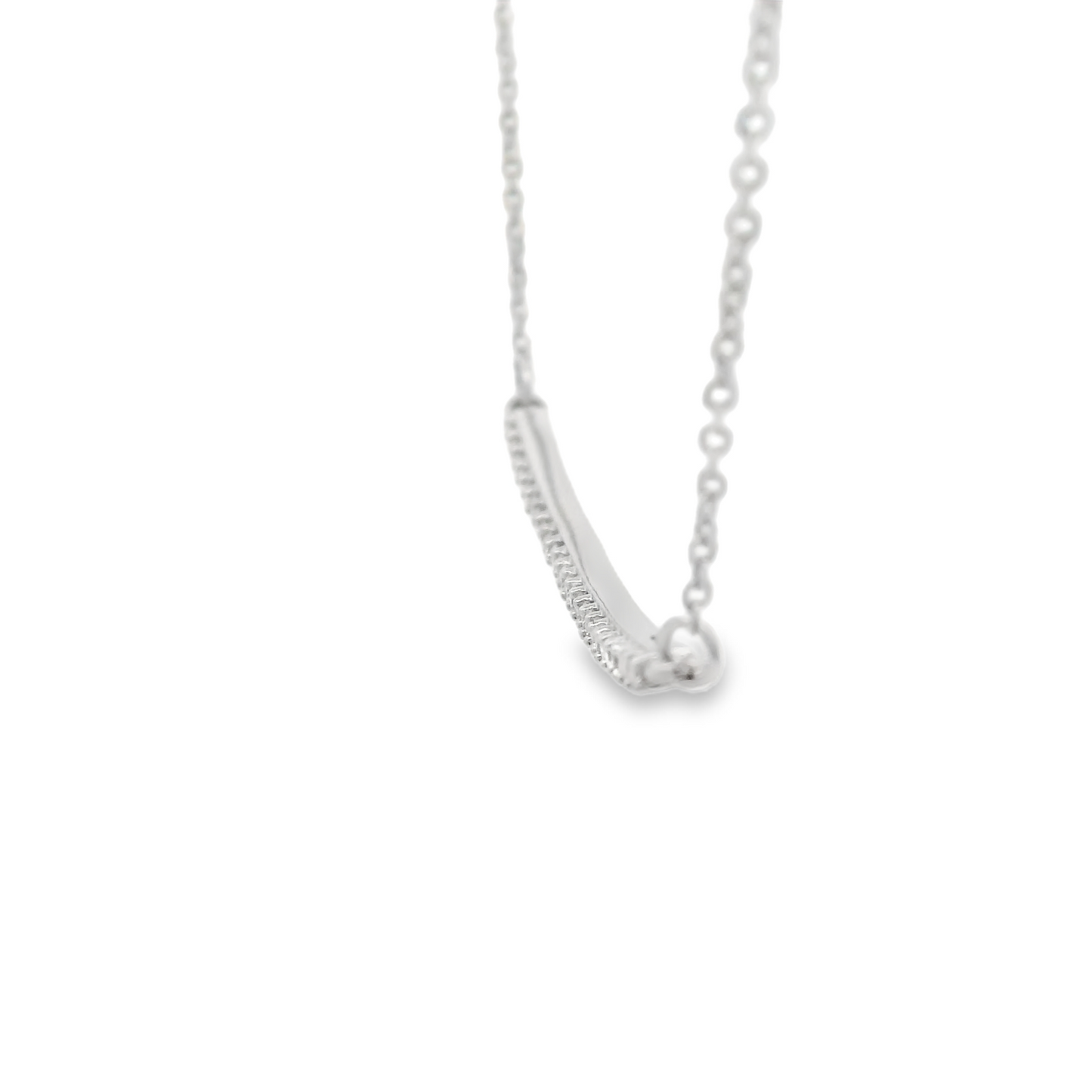 0.19ct Diamond Pendant in 14K White Gold