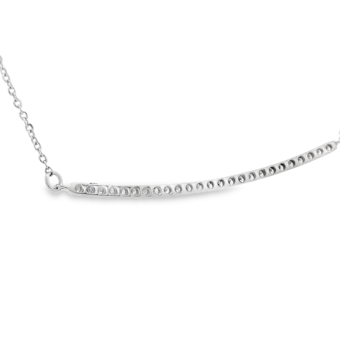 0.19ct Diamond Pendant in 14K White Gold