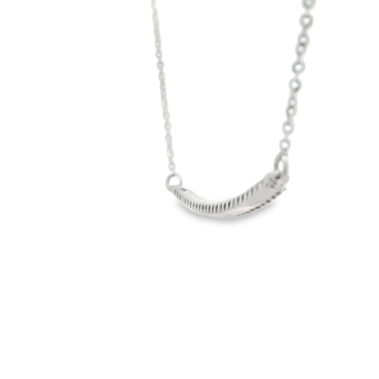 0.19ct Diamond Pendant in 14K White Gold