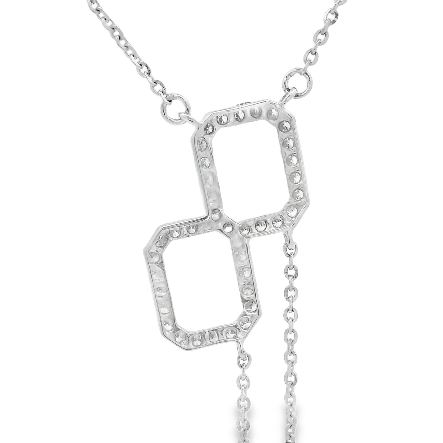 0.32ct Diamond Pendant in 14K White Gold