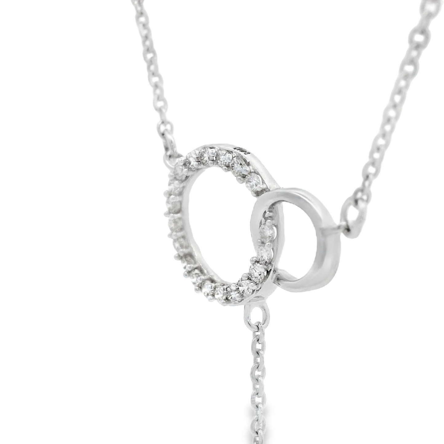 0.23ct Round-Cut Diamond Pendant in 14K White Gold