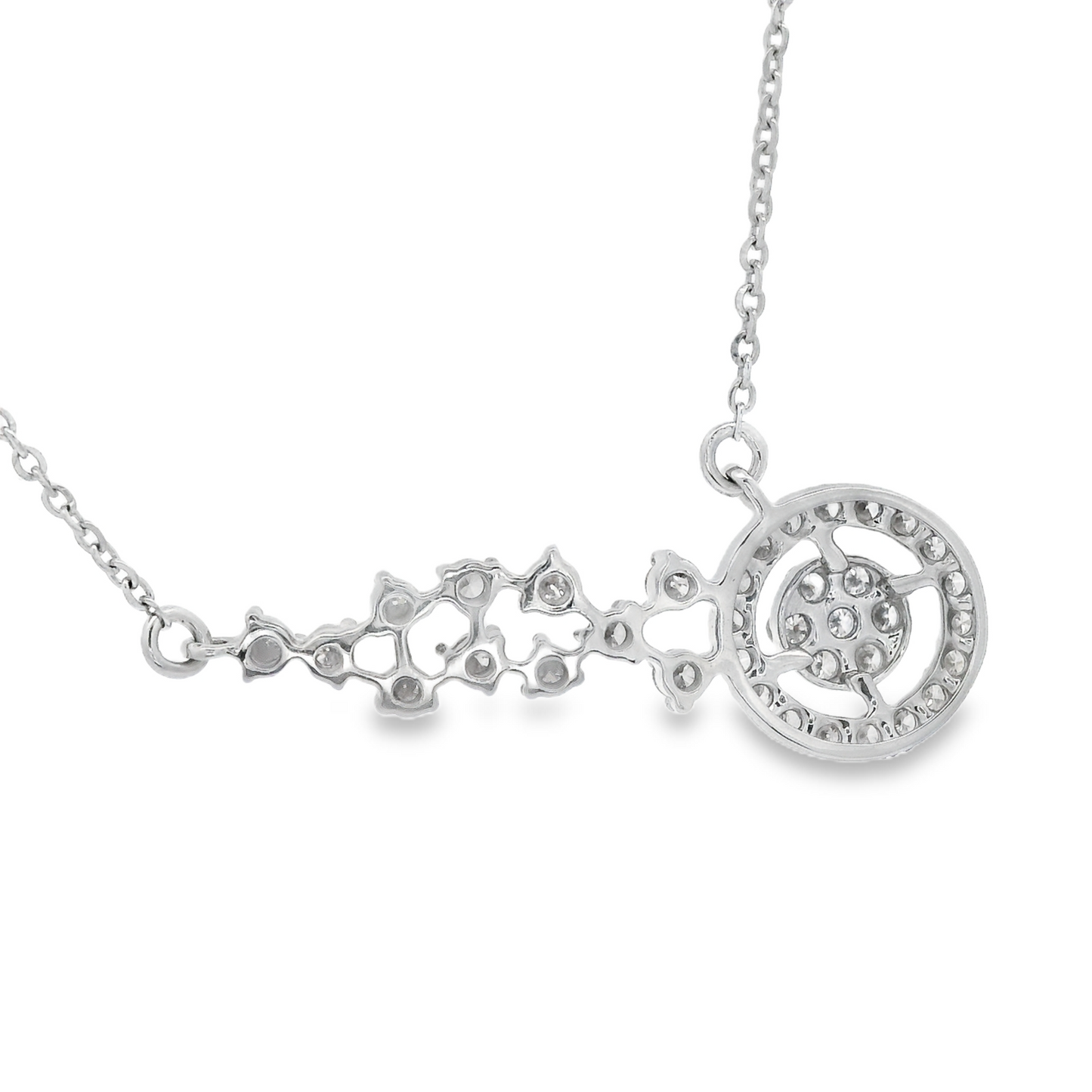 0.39ct Diamond Pendant in 14K White Gold