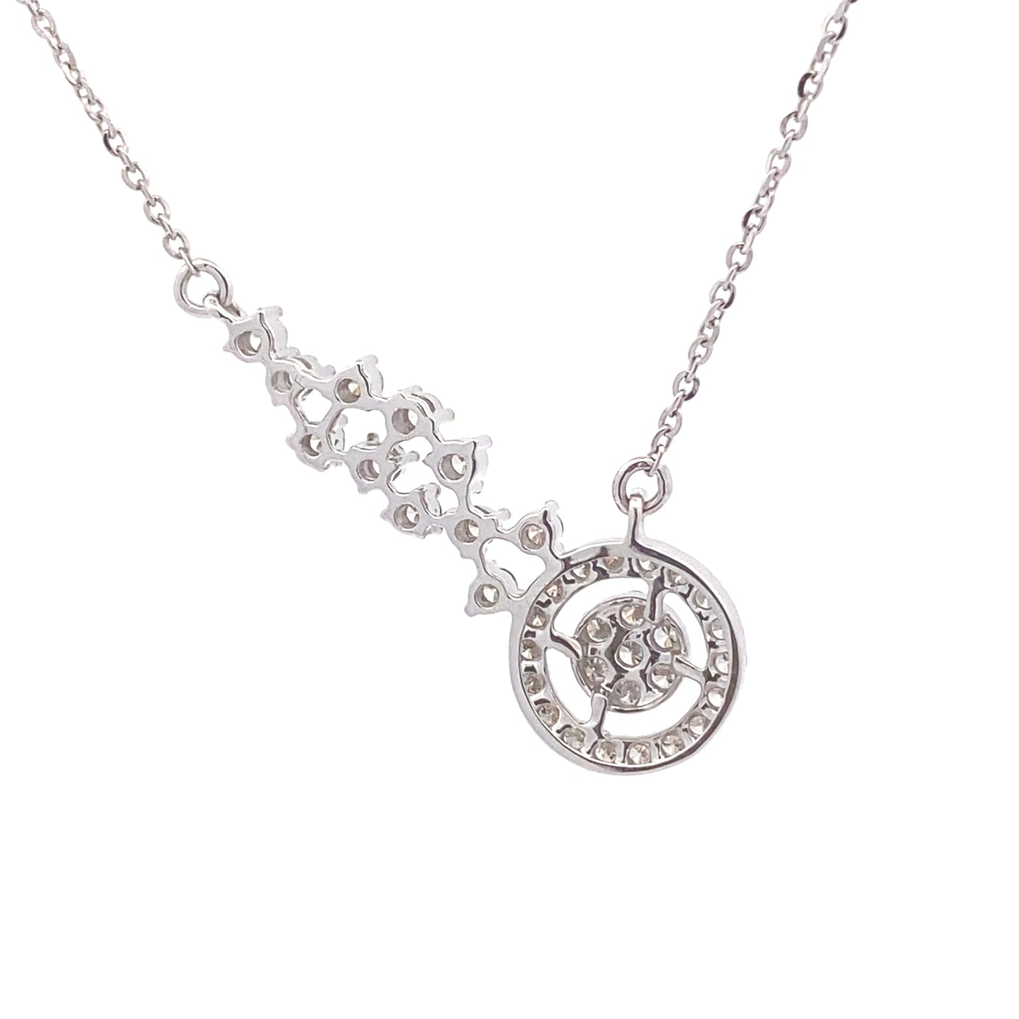 0.39ct Diamond Pendant in 14K White Gold