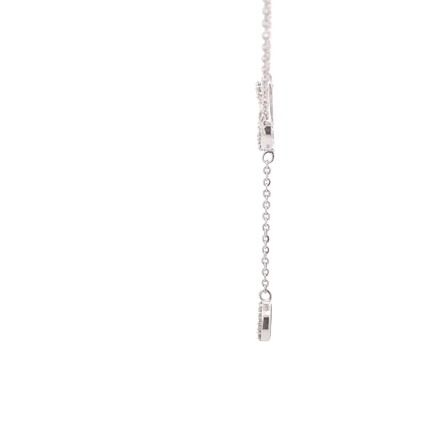 0.23ct Round-Cut Diamond Pendant in 14K White Gold