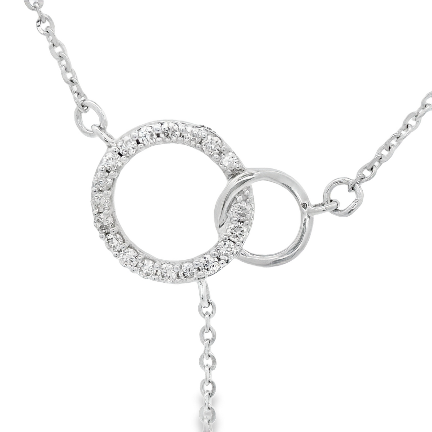 0.23ct Round-Cut Diamond Pendant in 14K White Gold
