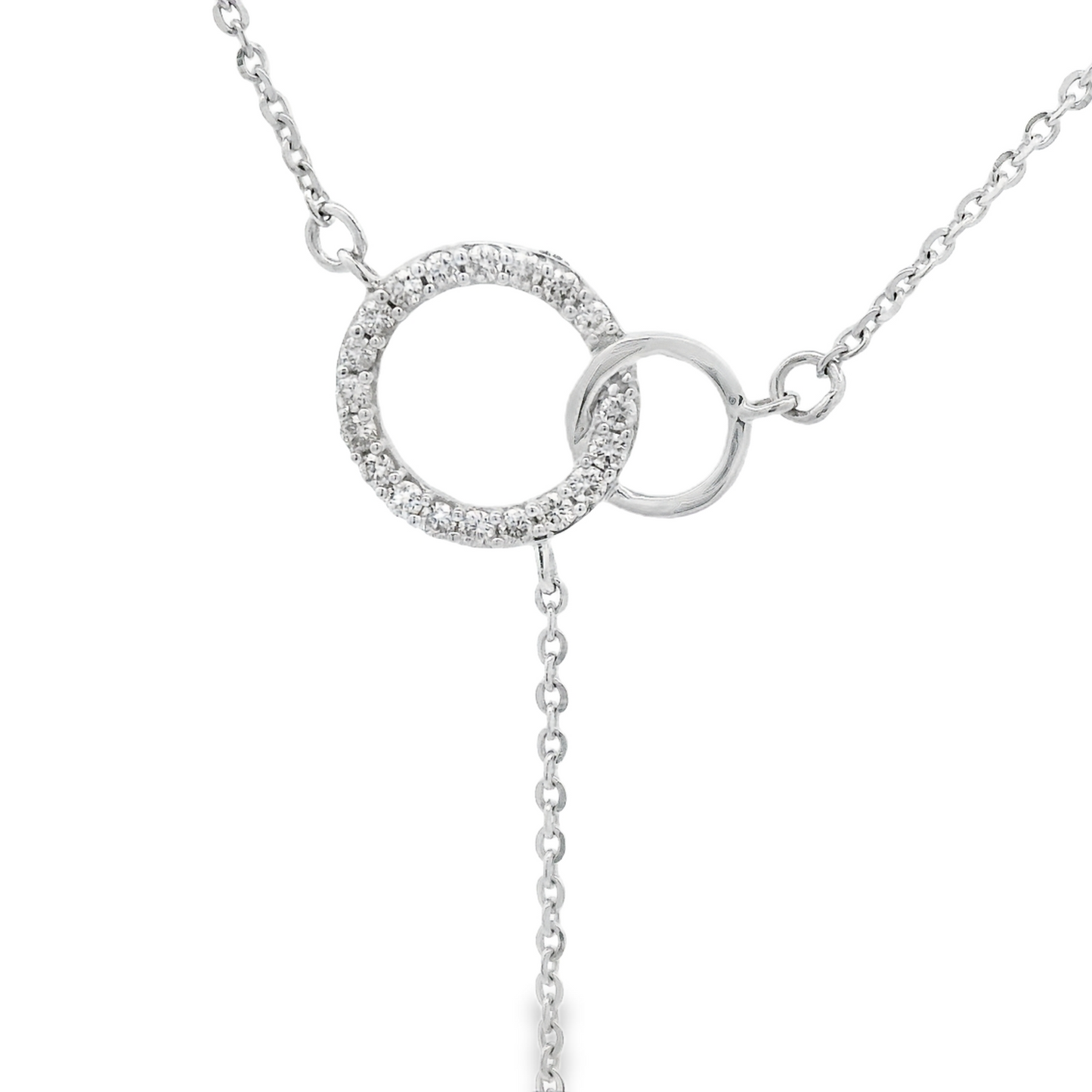 0.23ct Round-Cut Diamond Pendant in 14K White Gold