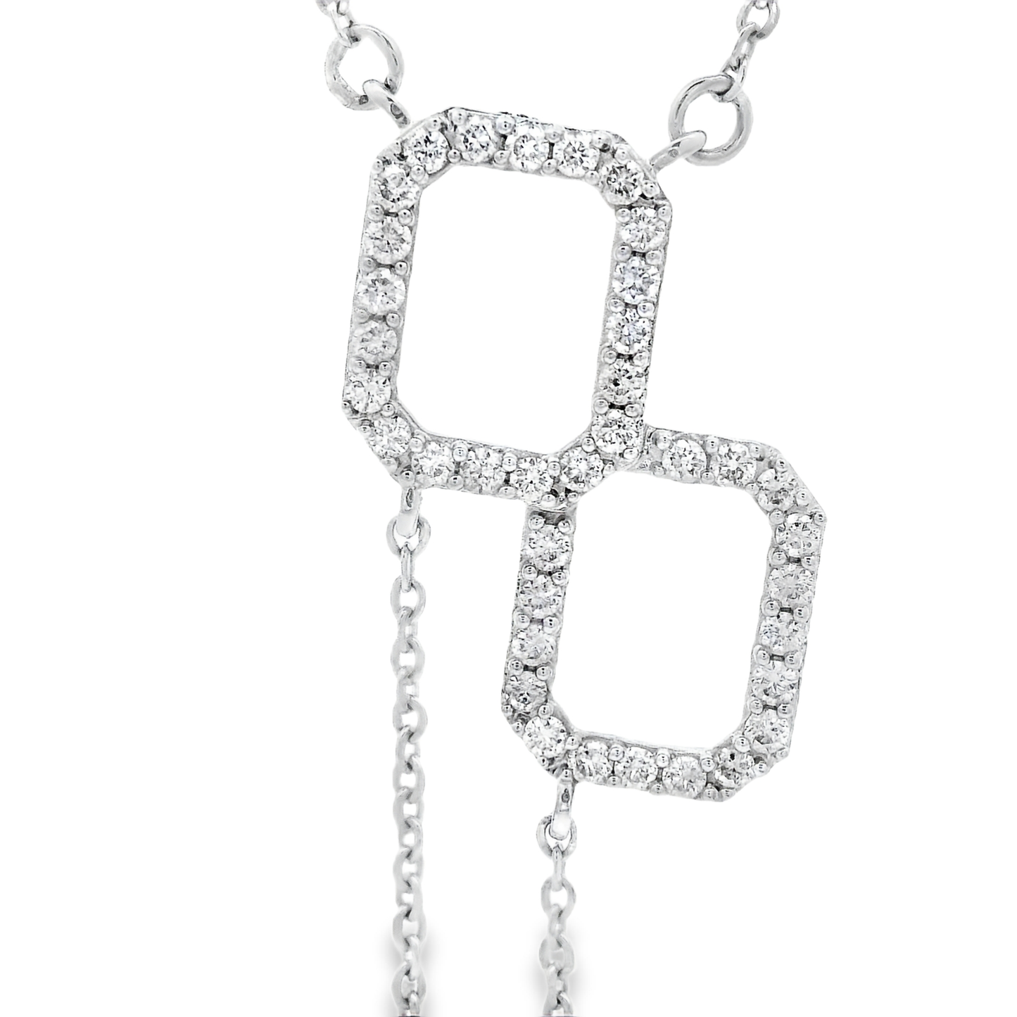 0.32ct Diamond Pendant in 14K White Gold