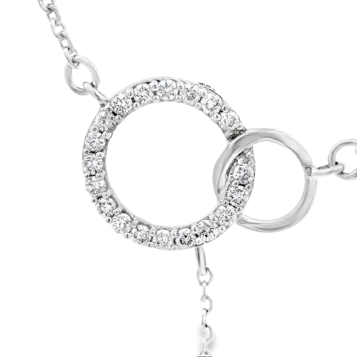 0.23ct Round-Cut Diamond Pendant in 14K White Gold