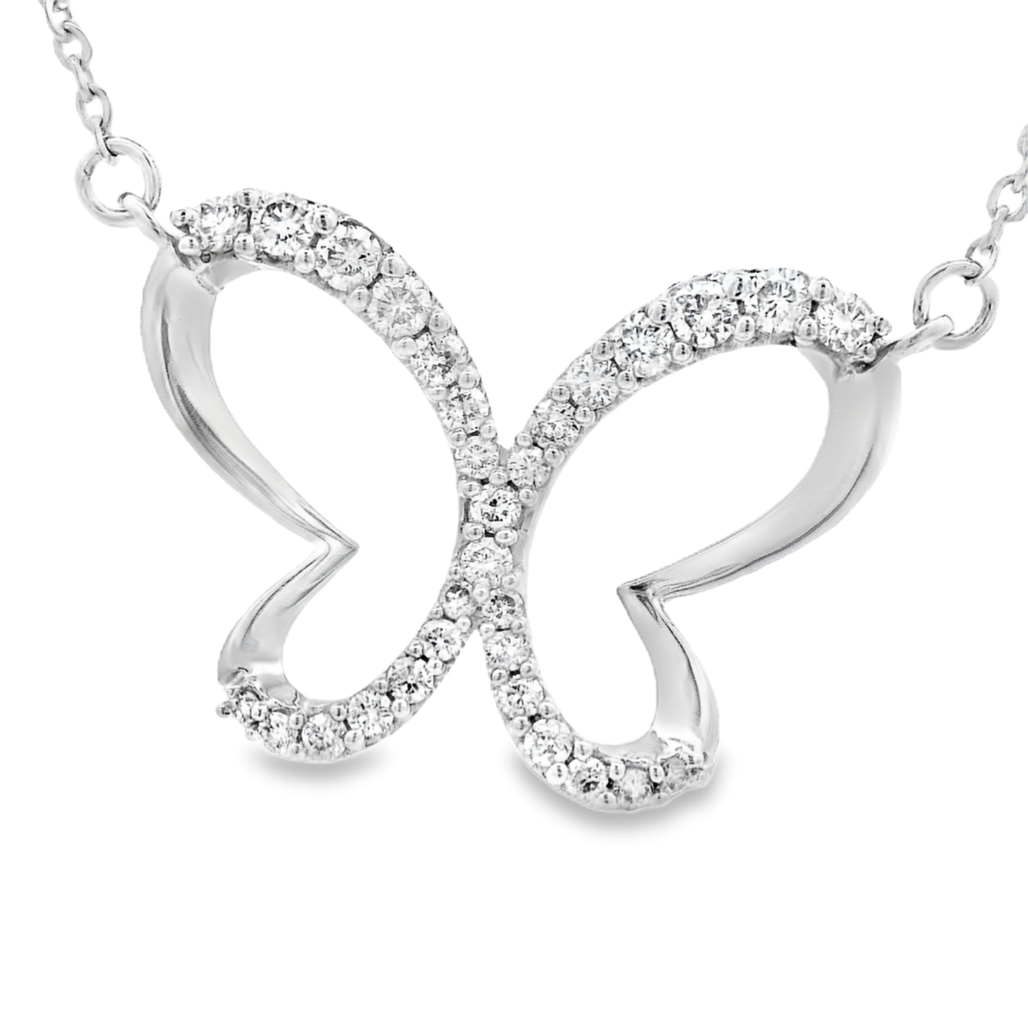 0.31ct Diamond Pendant in 14K White Gold